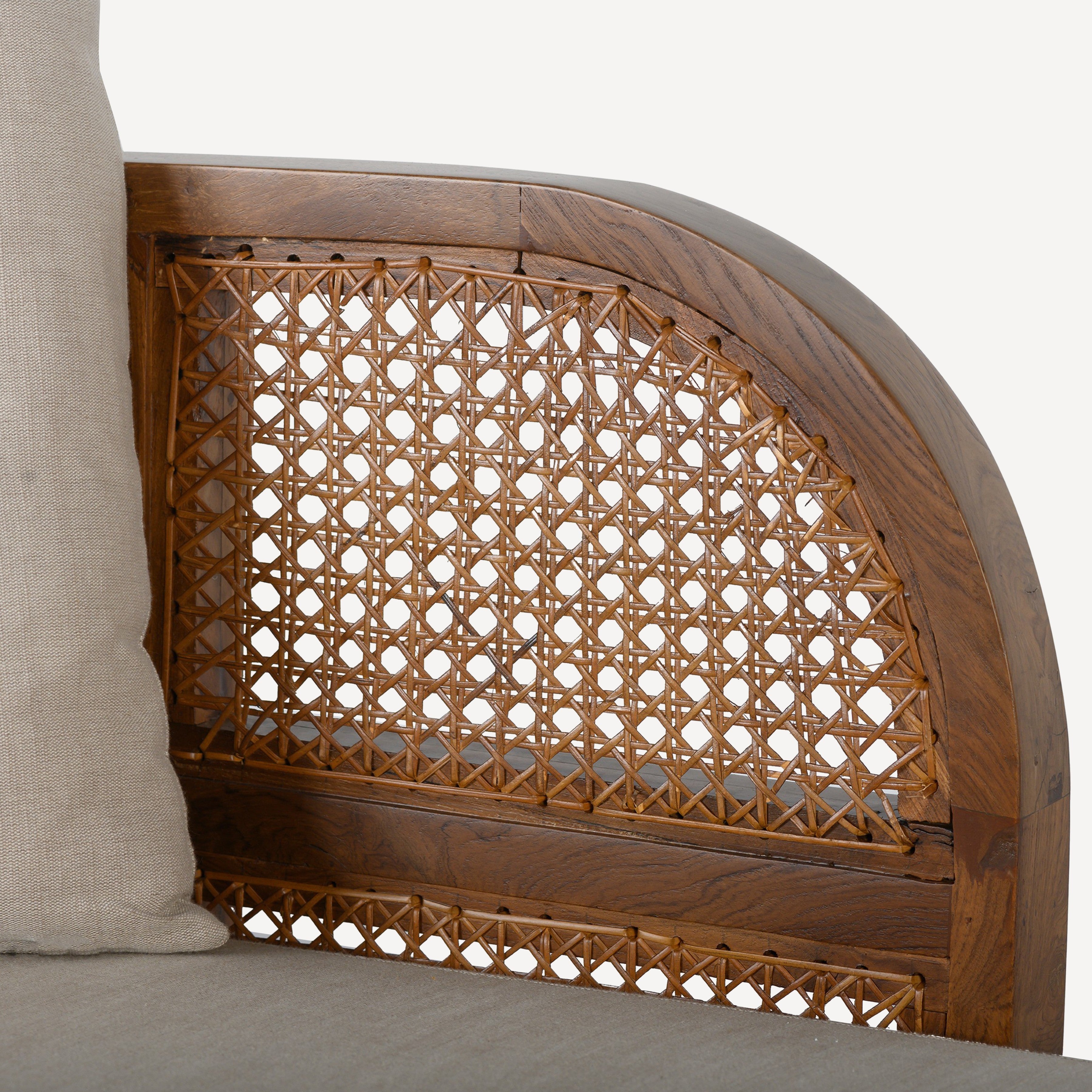 Nest Cane Recycled Teak Daybed