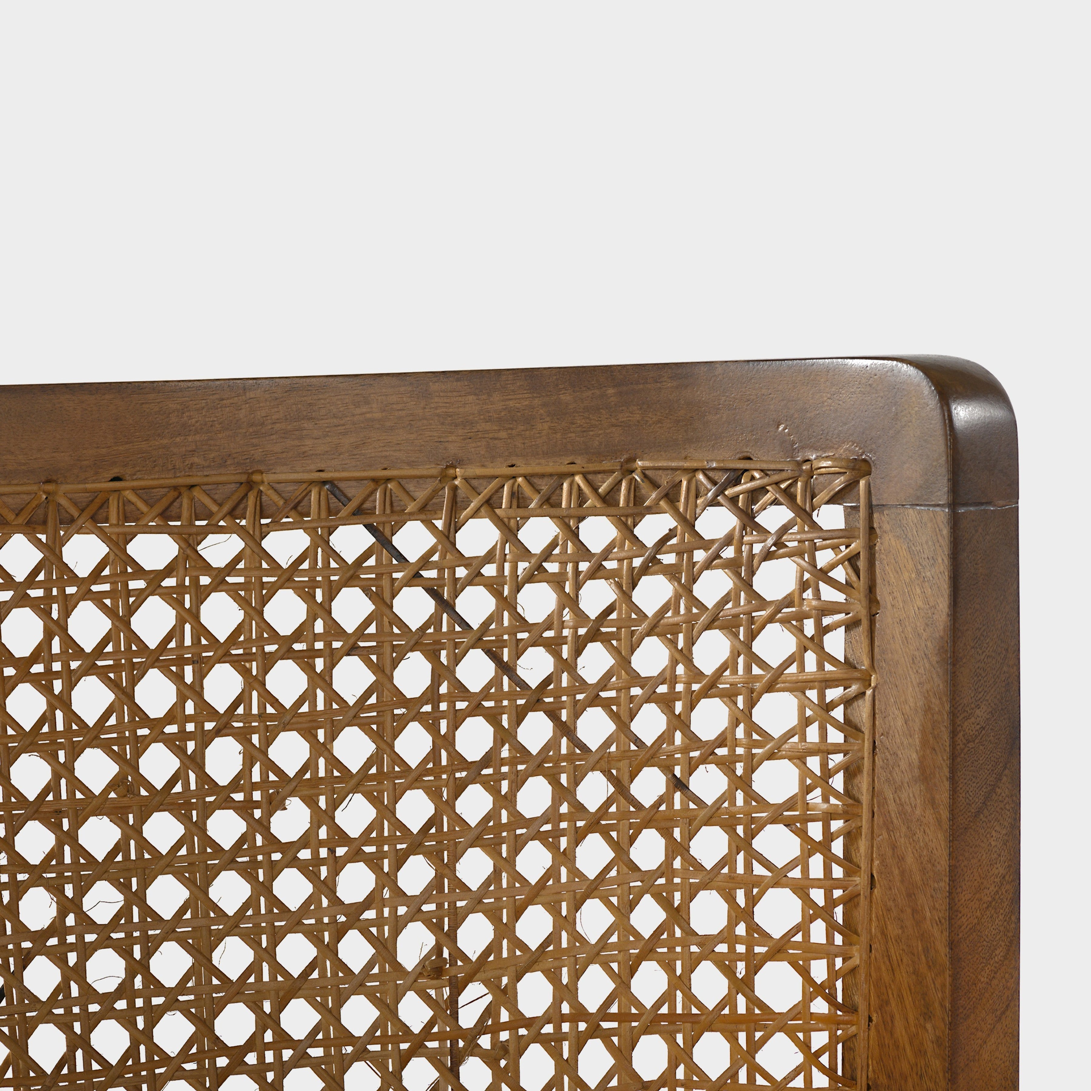 Wingman Cane Accent Chair