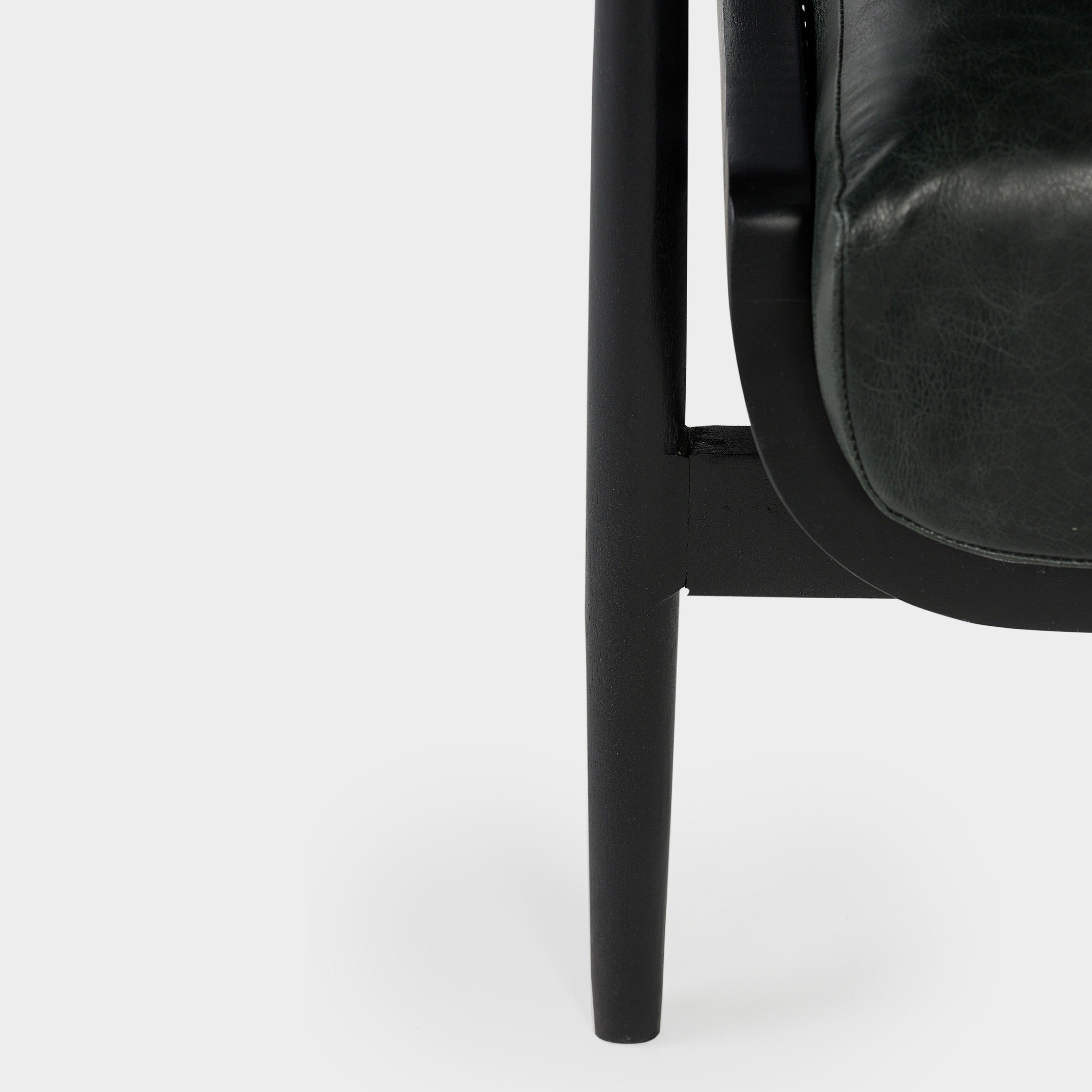 Wingman Cane Accent Chair