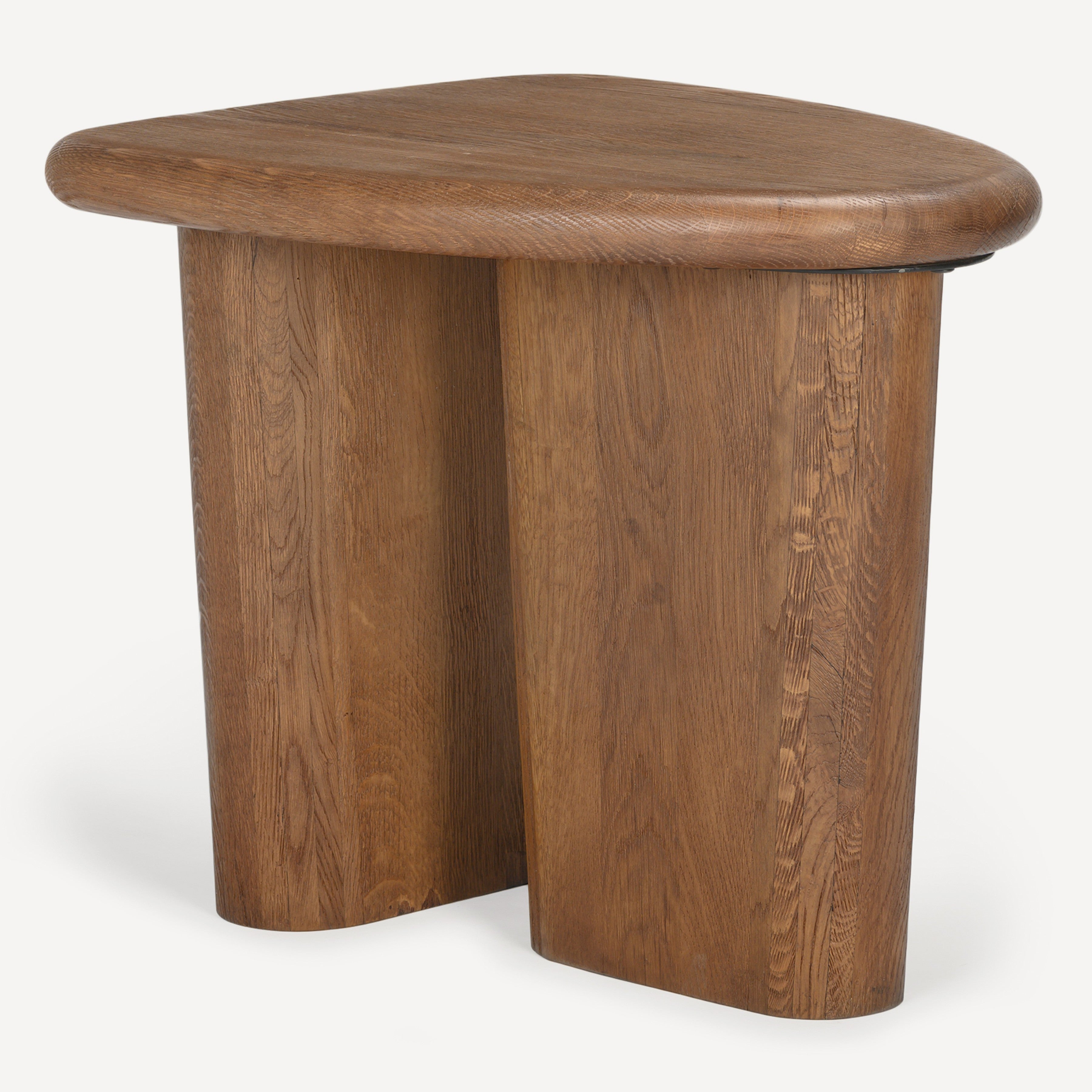 Laurel Solid White Oak Side Table
