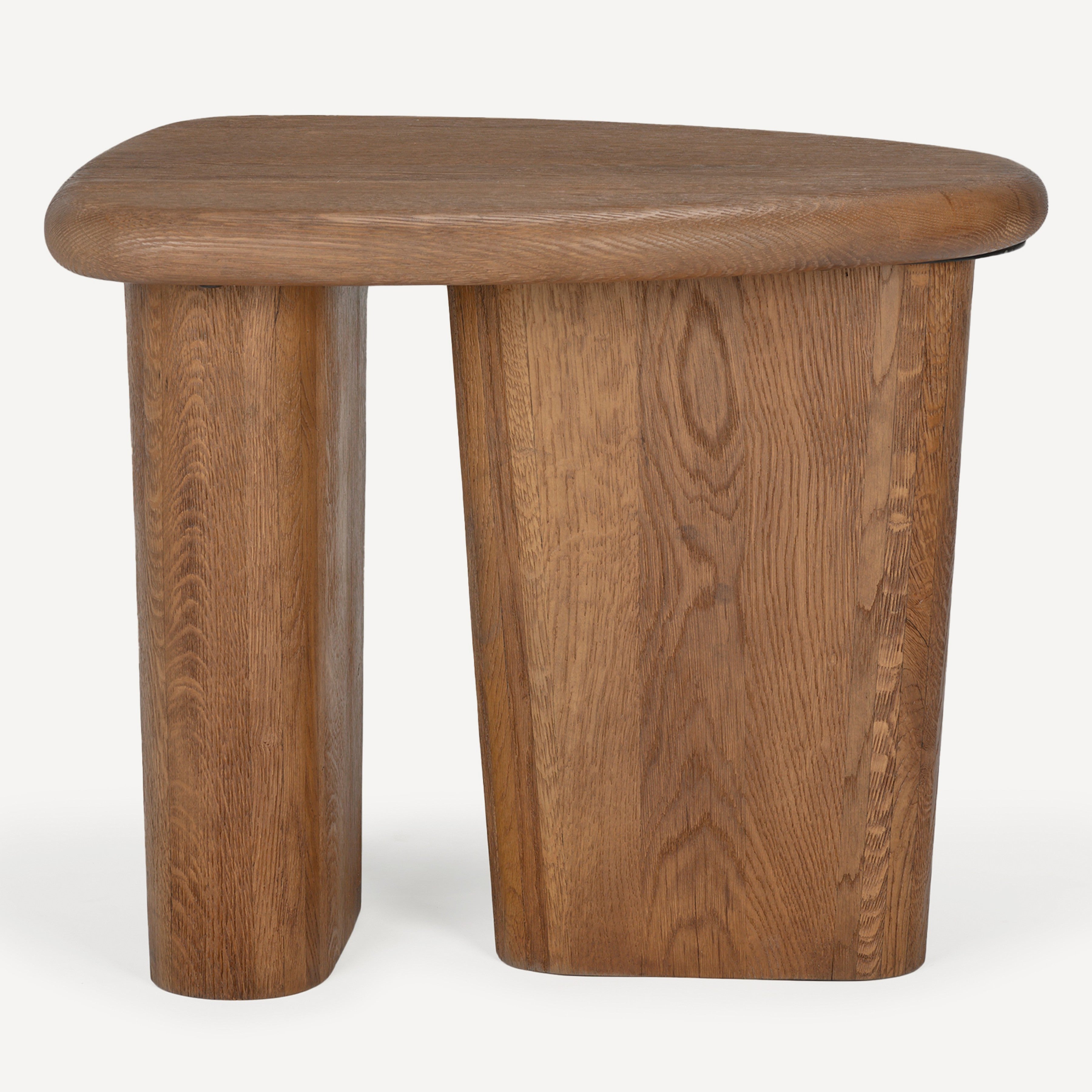 Laurel Solid White Oak Side Table