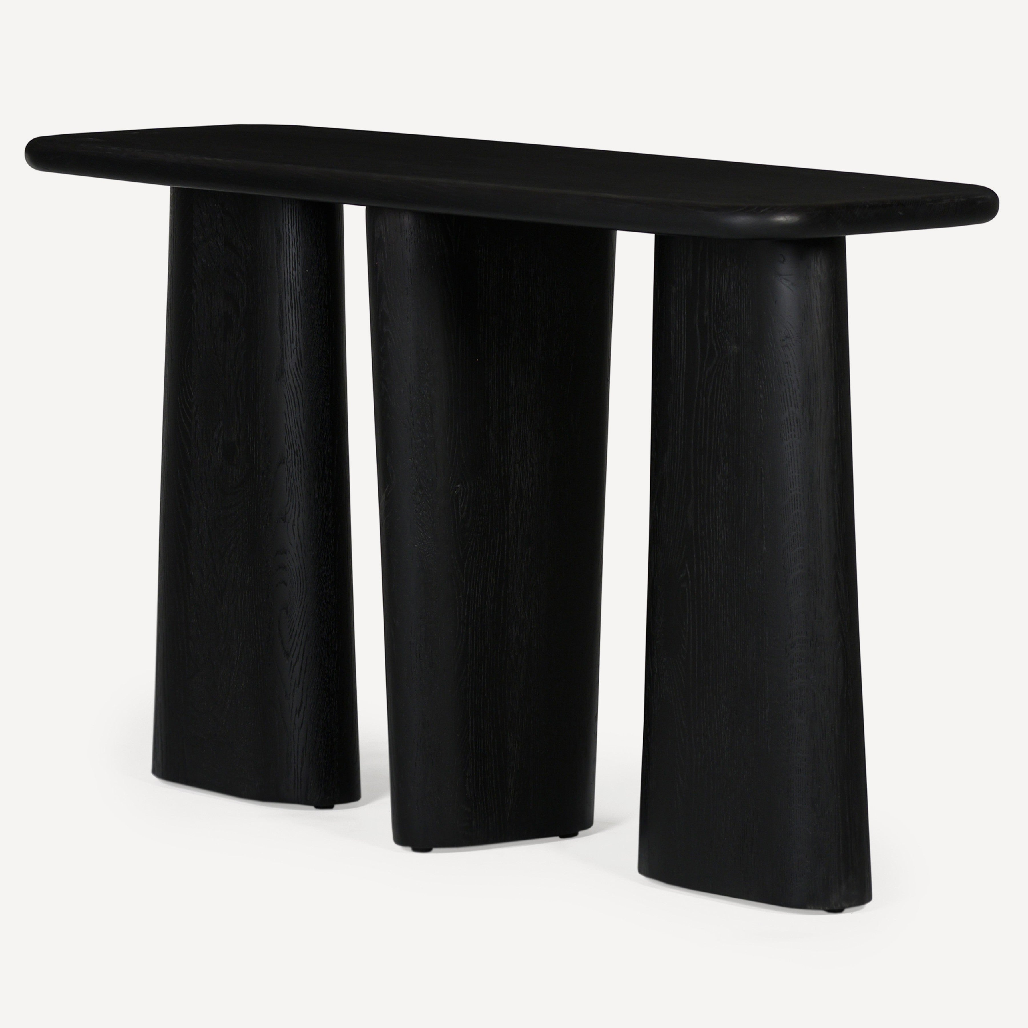 Laurel Solid White Oak Console Table