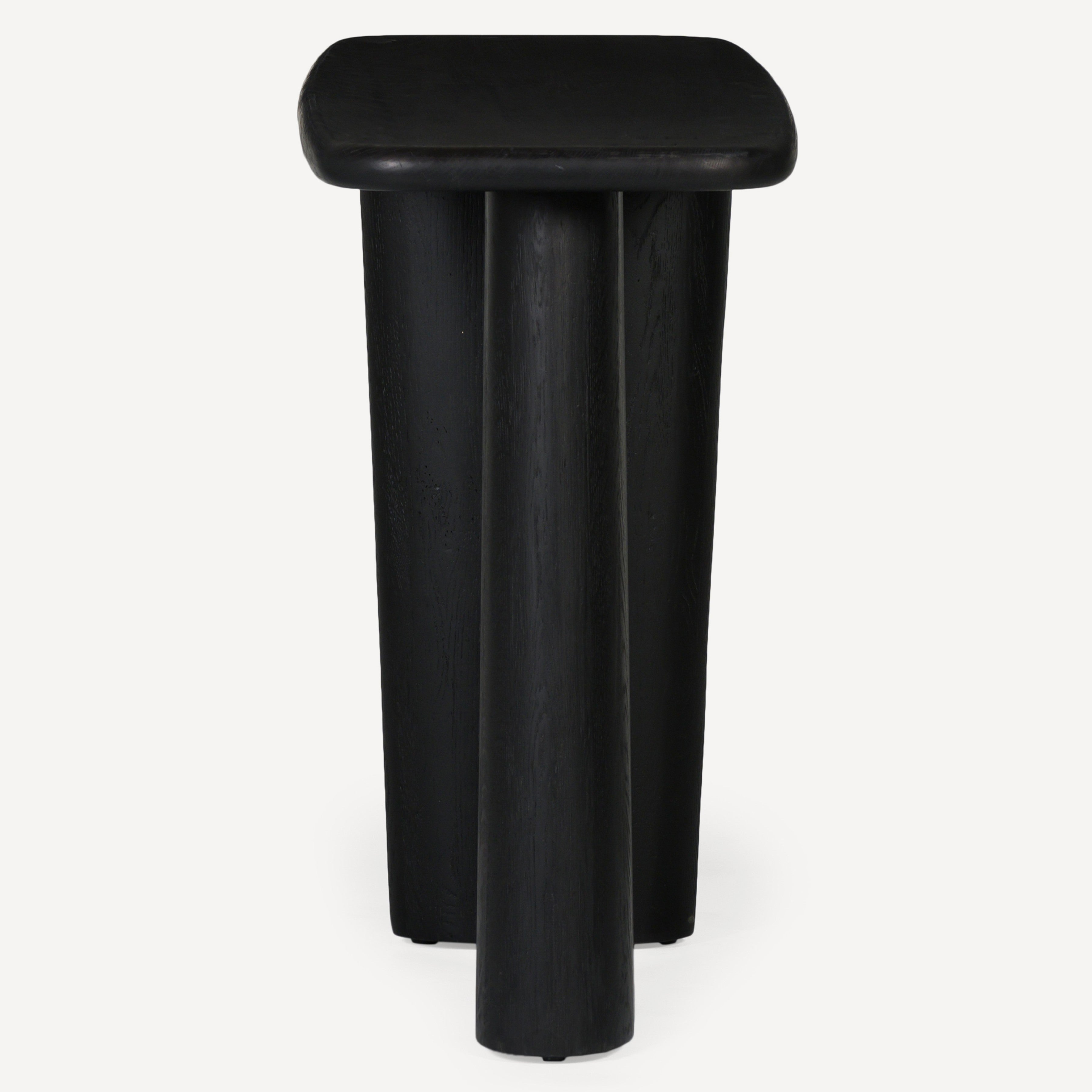 Laurel Solid White Oak Console Table