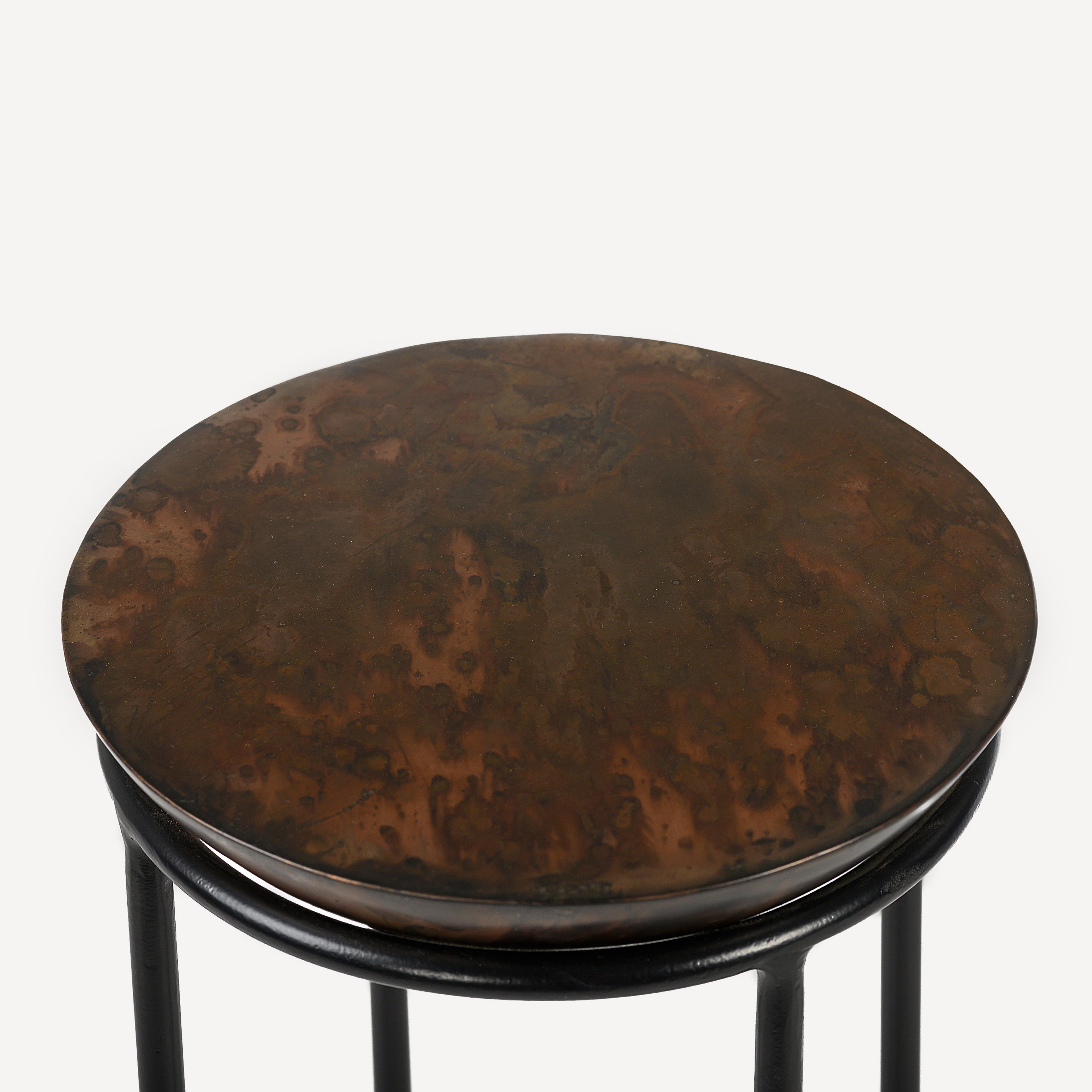 Disc Metal Drink Table