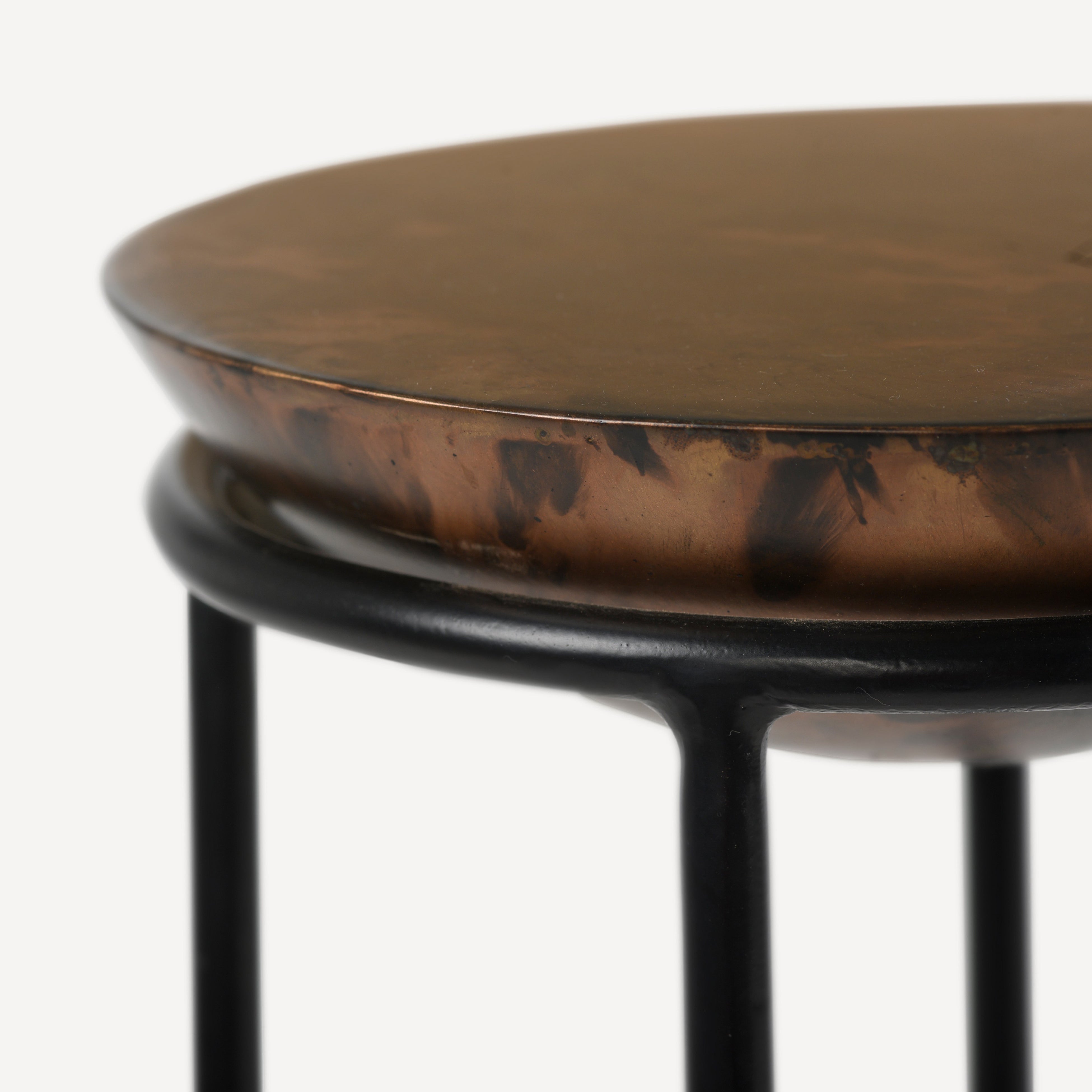 Disc Metal Drink Table