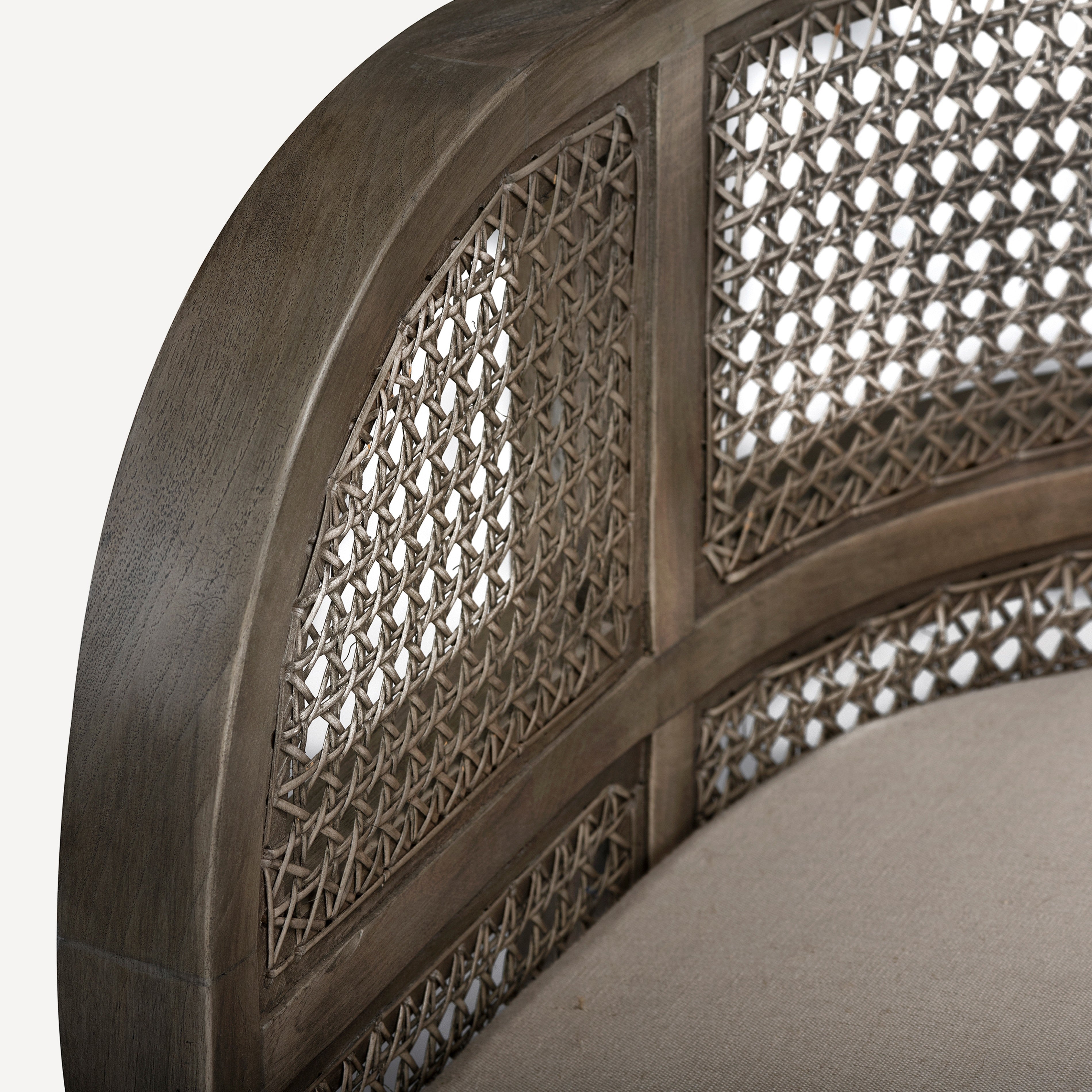 Nest Cane Recycled Teak Chair