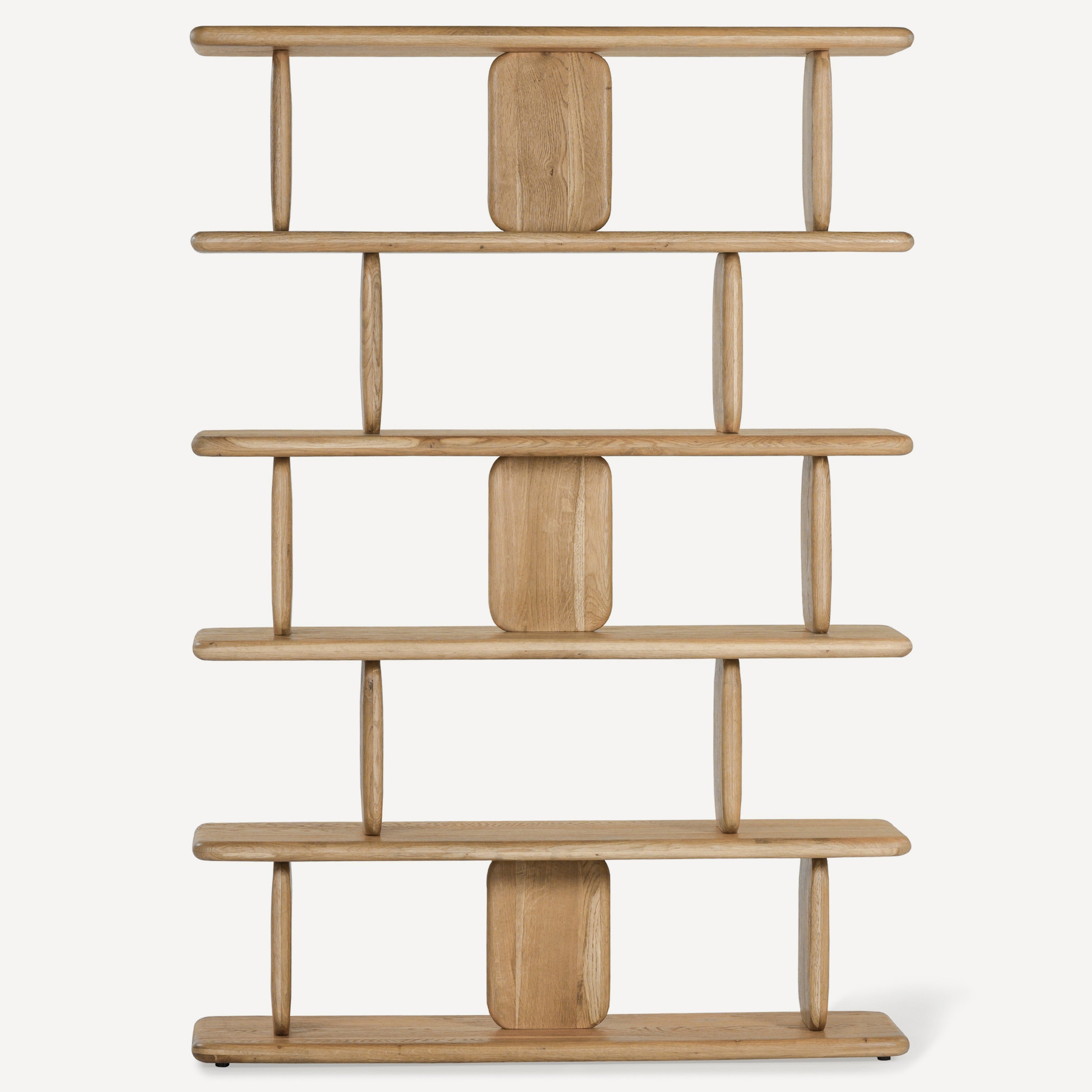 Laurel Solid White Oak Shelving