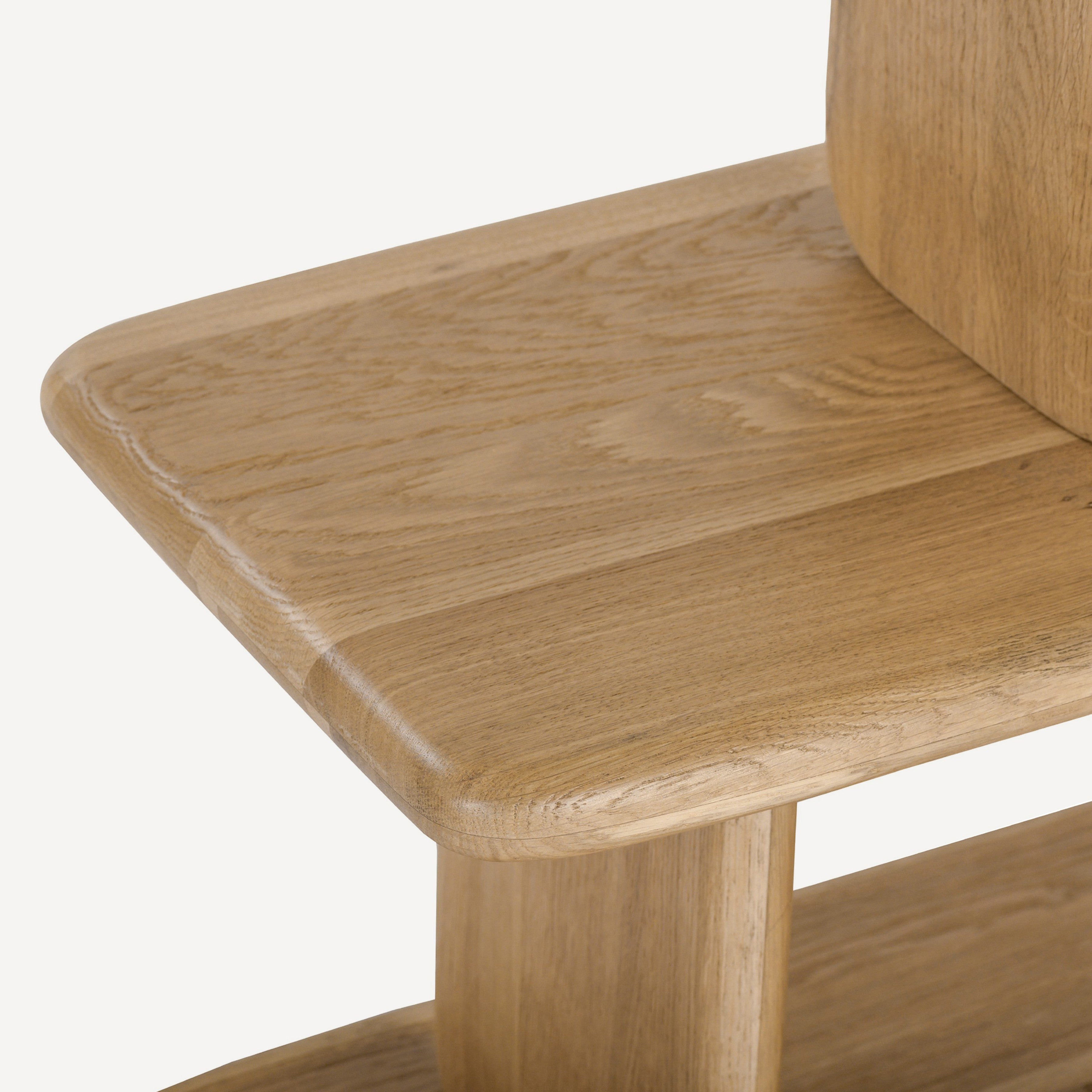 Laurel Solid White Oak Shelving