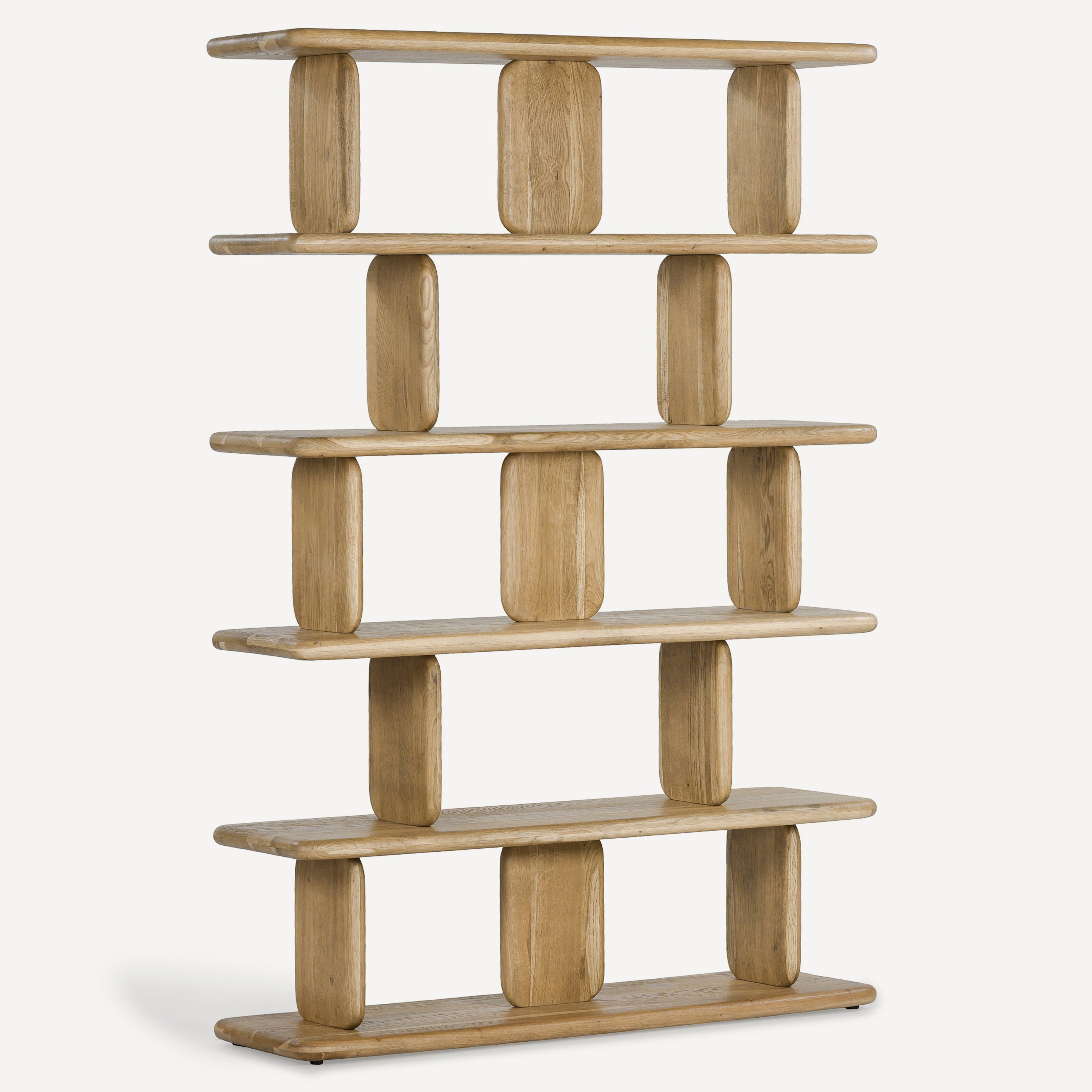 Laurel Solid White Oak Shelving
