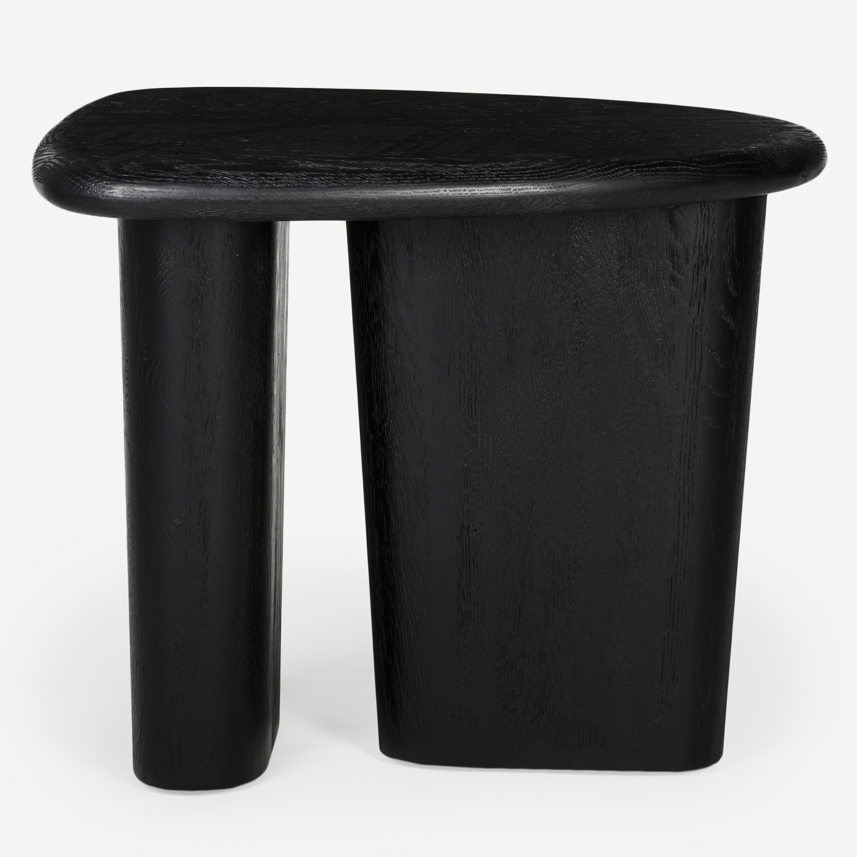 Laurel Solid White Oak Side Table