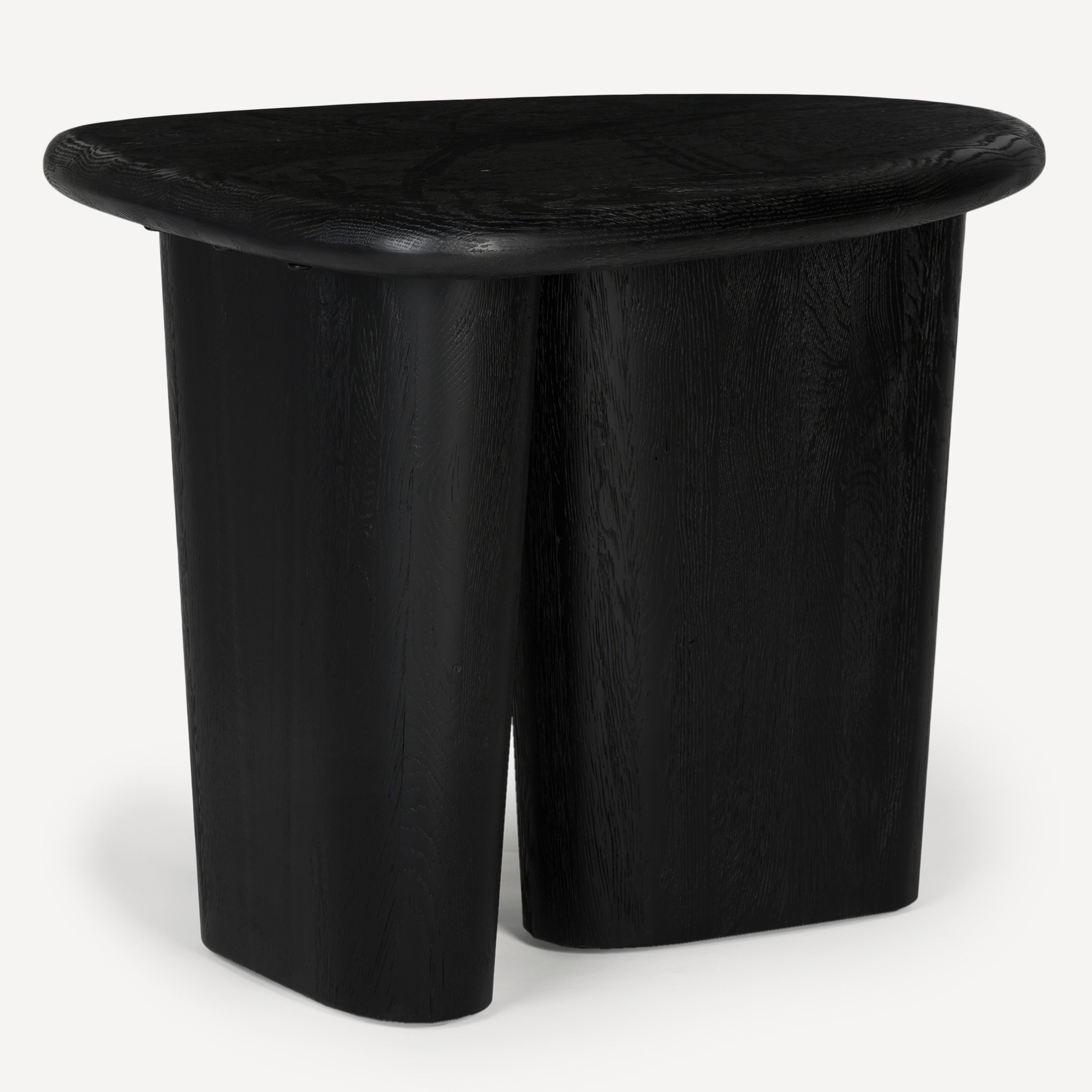 Laurel Solid White Oak Side Table