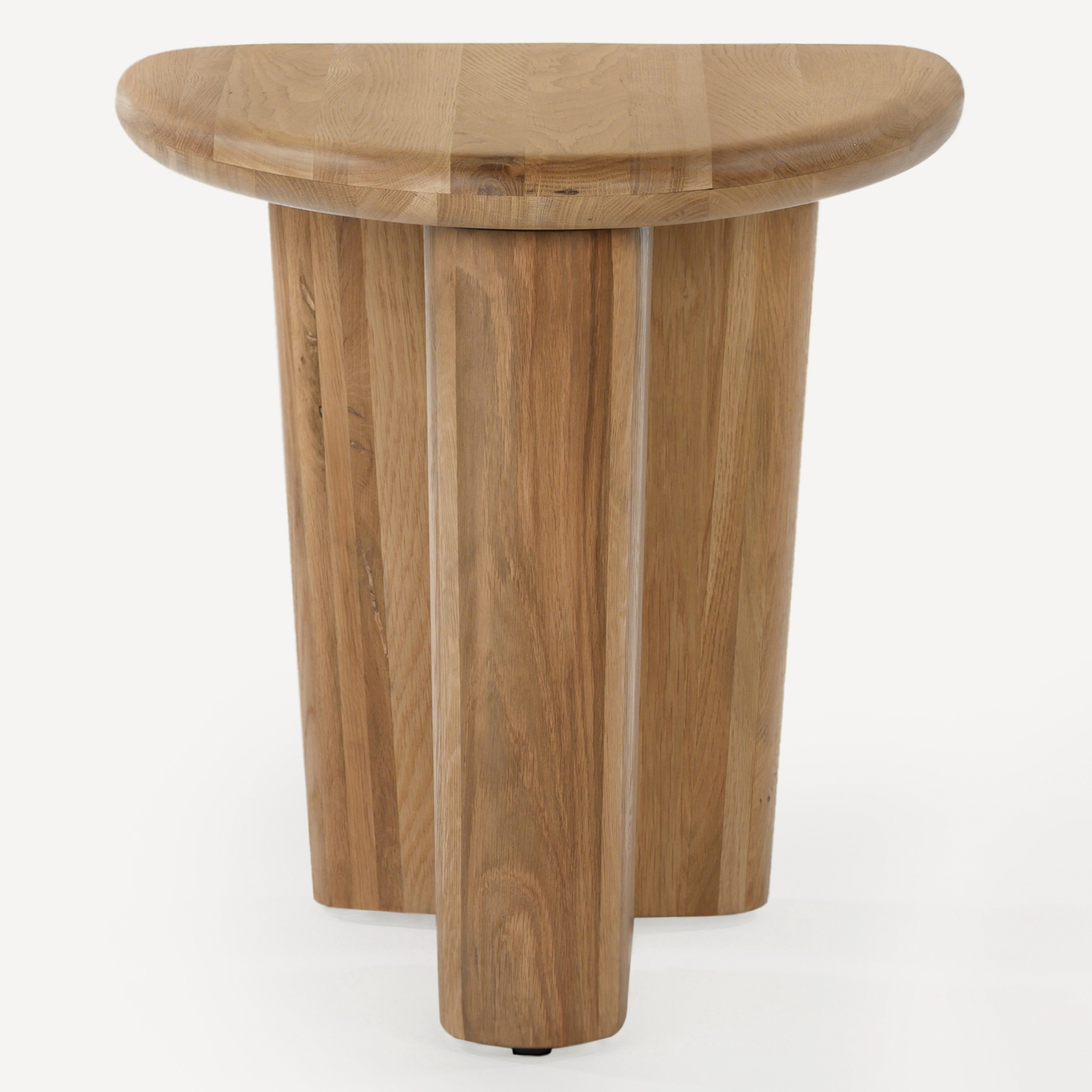 Laurel Solid White Oak Side Table