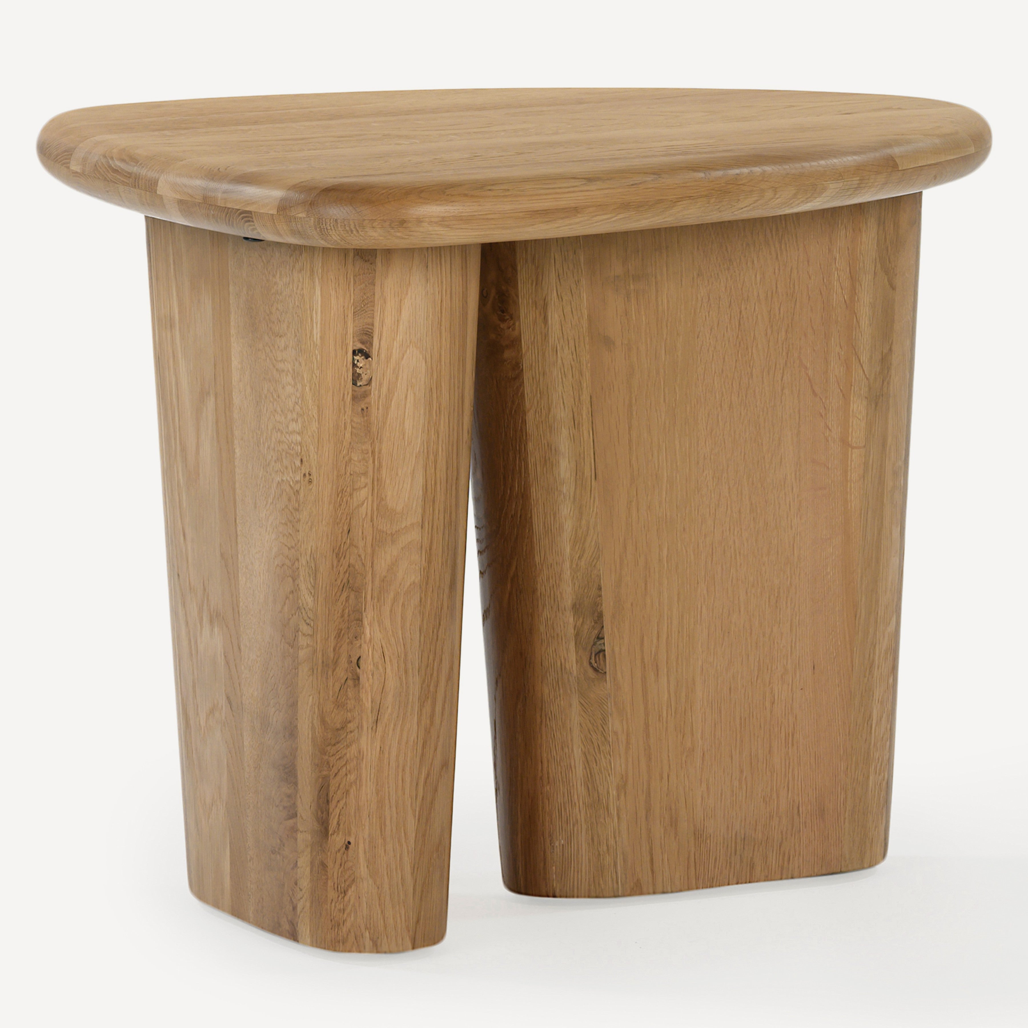 Laurel Solid White Oak Side Table