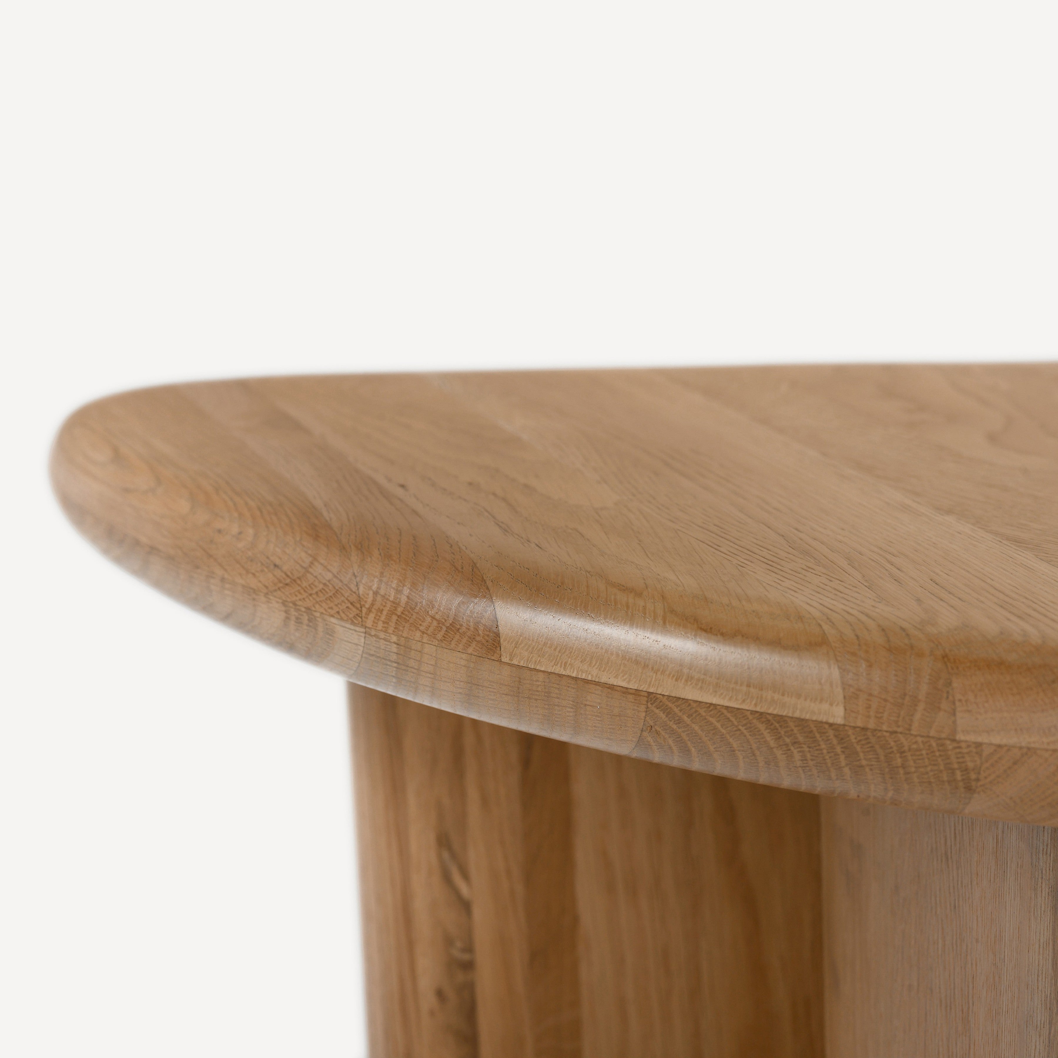 Laurel Solid White Oak Side Table