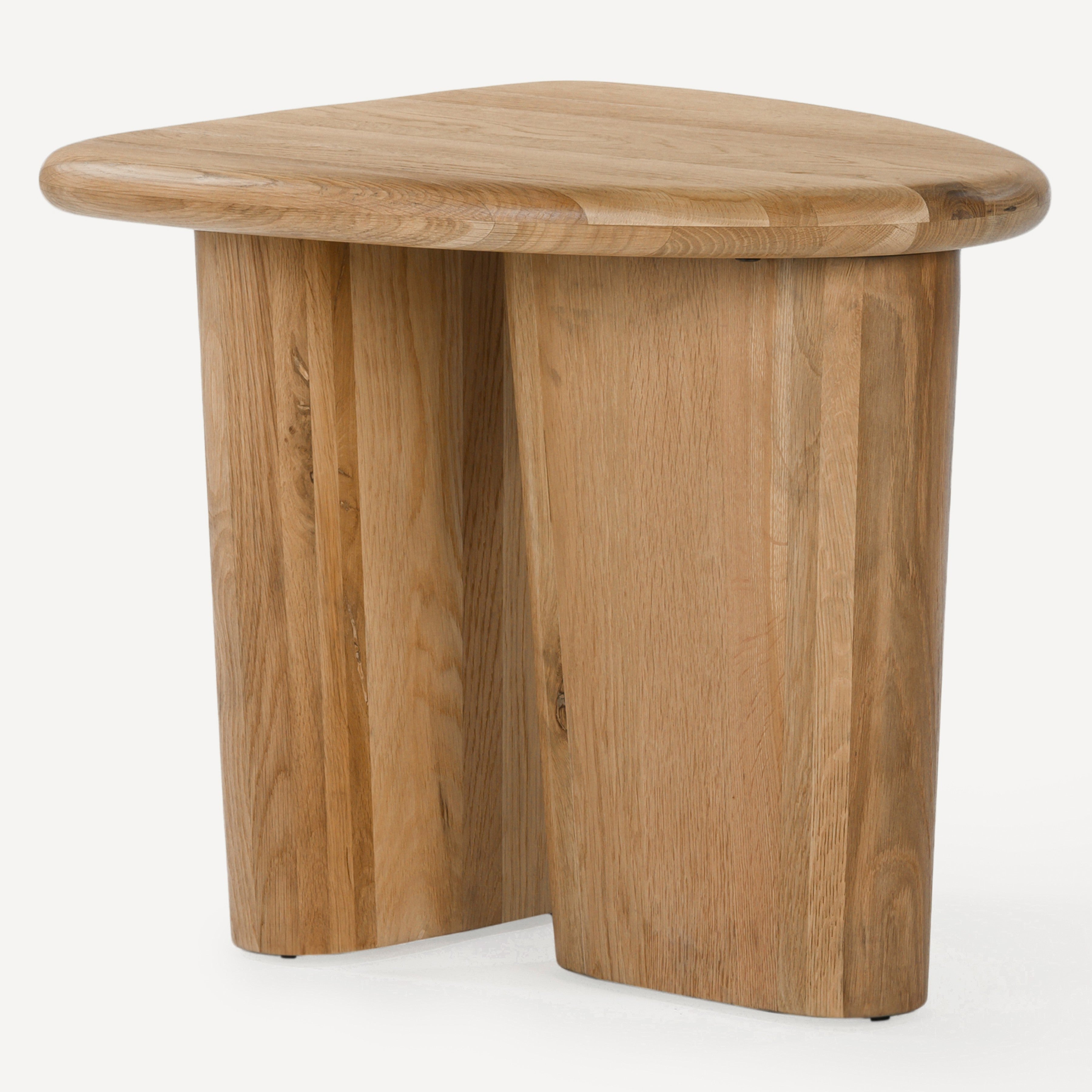Laurel Solid White Oak Side Table