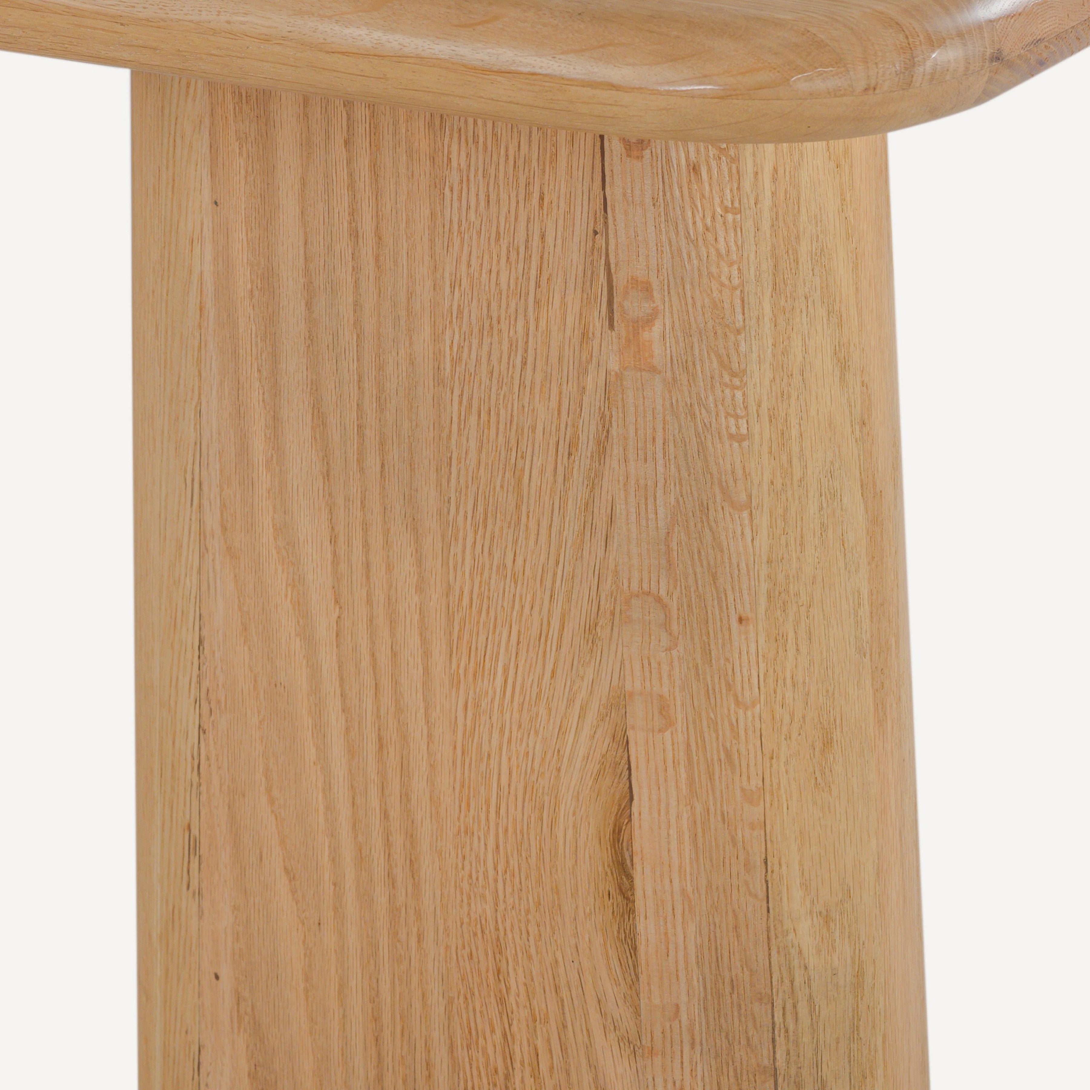 Laurel Solid White Oak Console Table