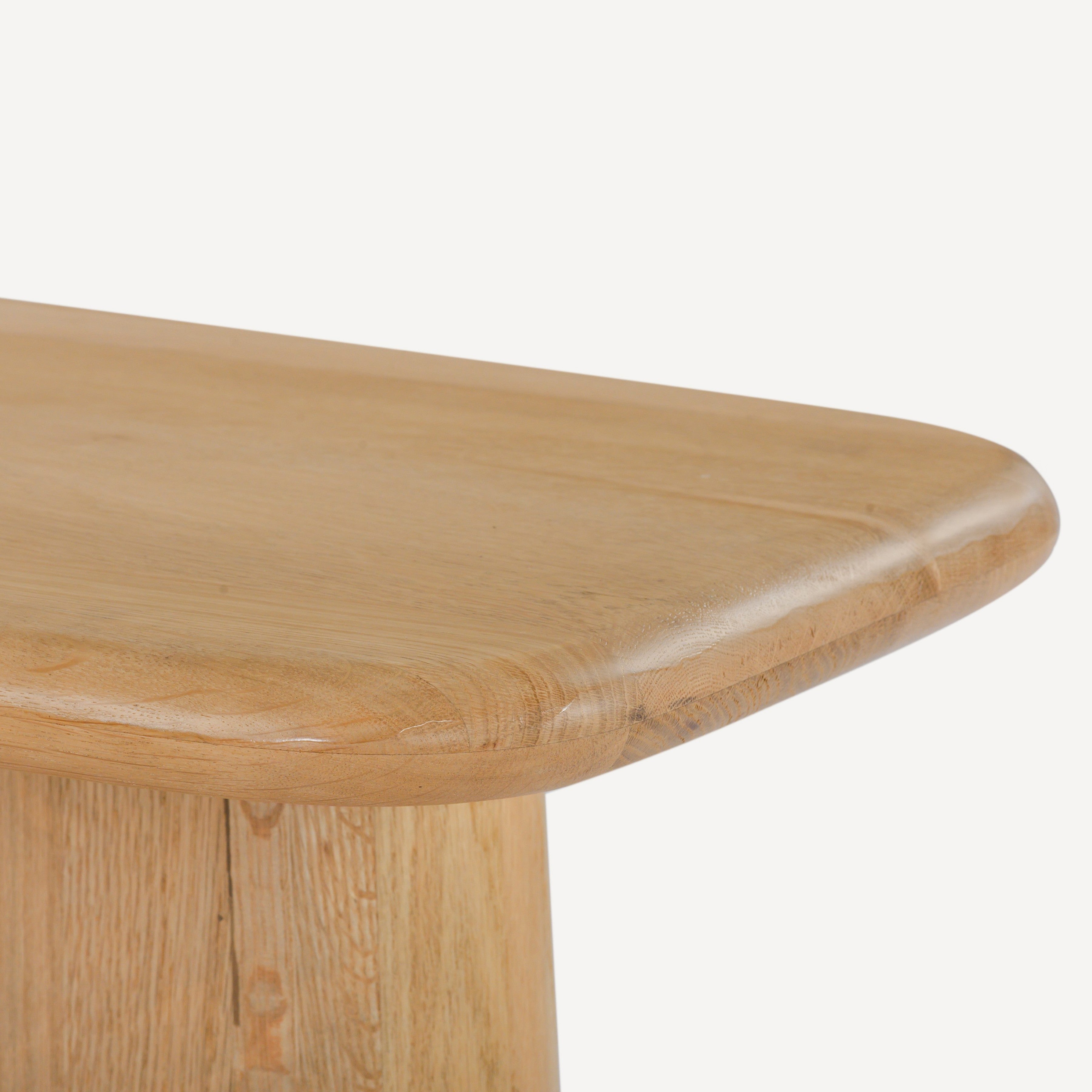 Laurel Solid White Oak Console Table