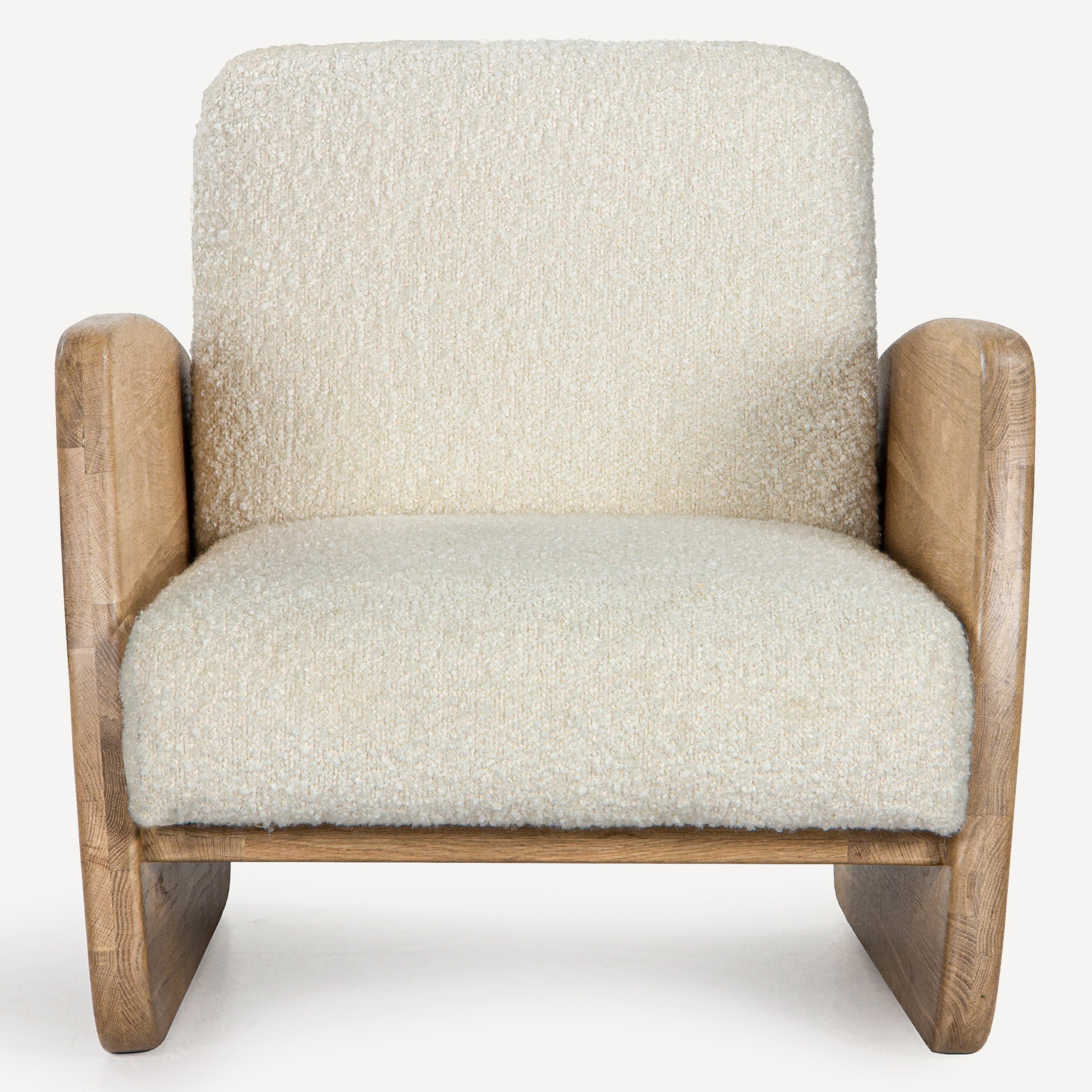Laurel Solid White Oak Lounge Chair
