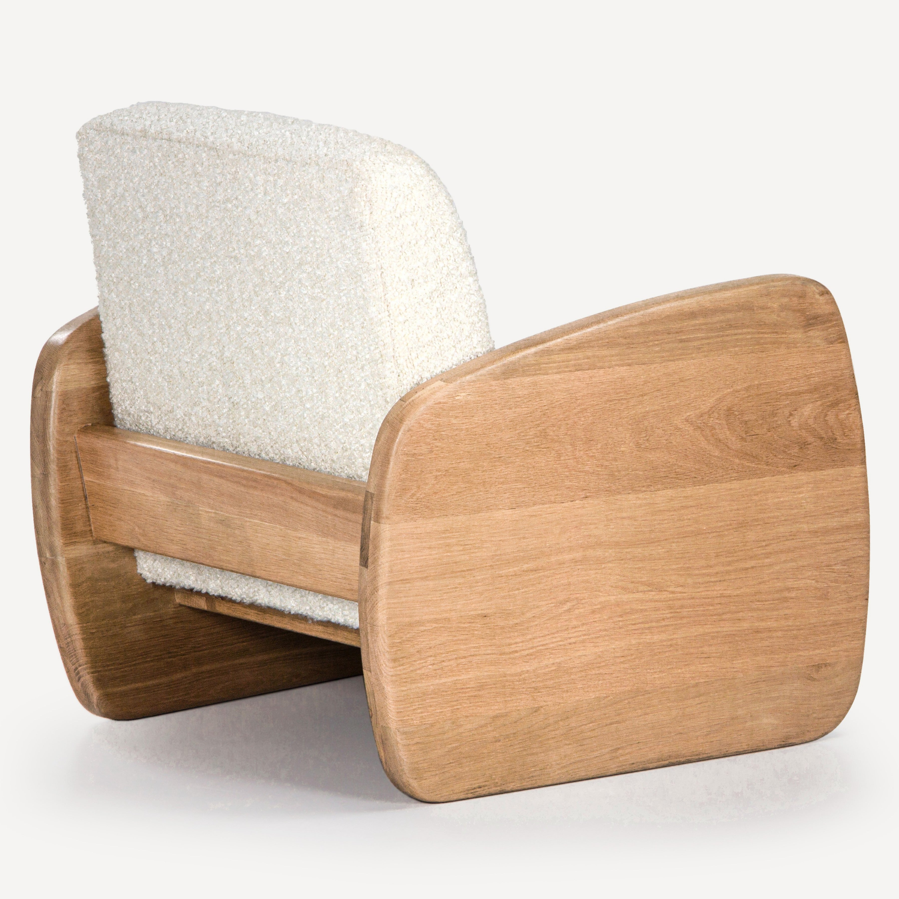 Laurel Solid White Oak Lounge Chair