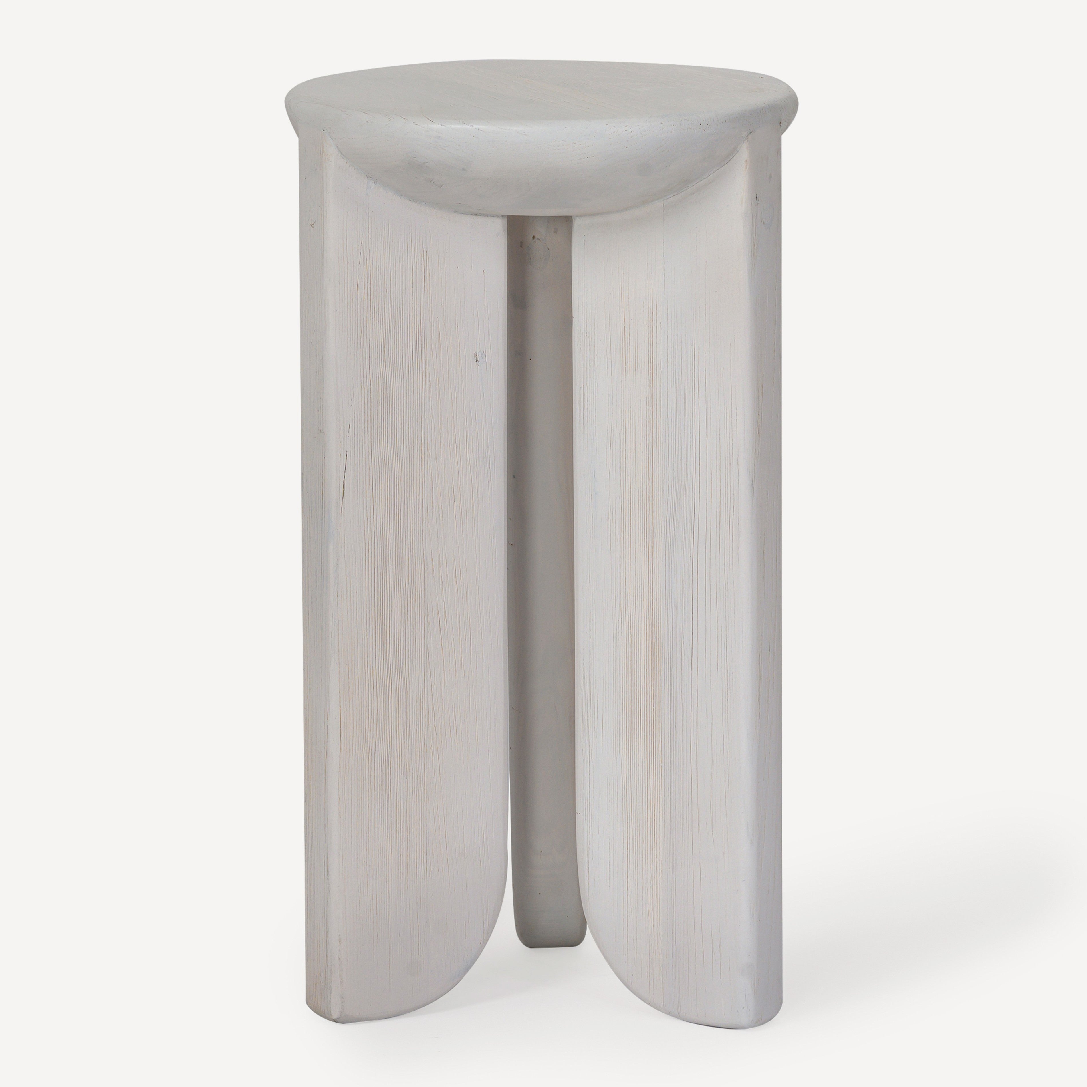 Hemi Solid White Oak Side Table