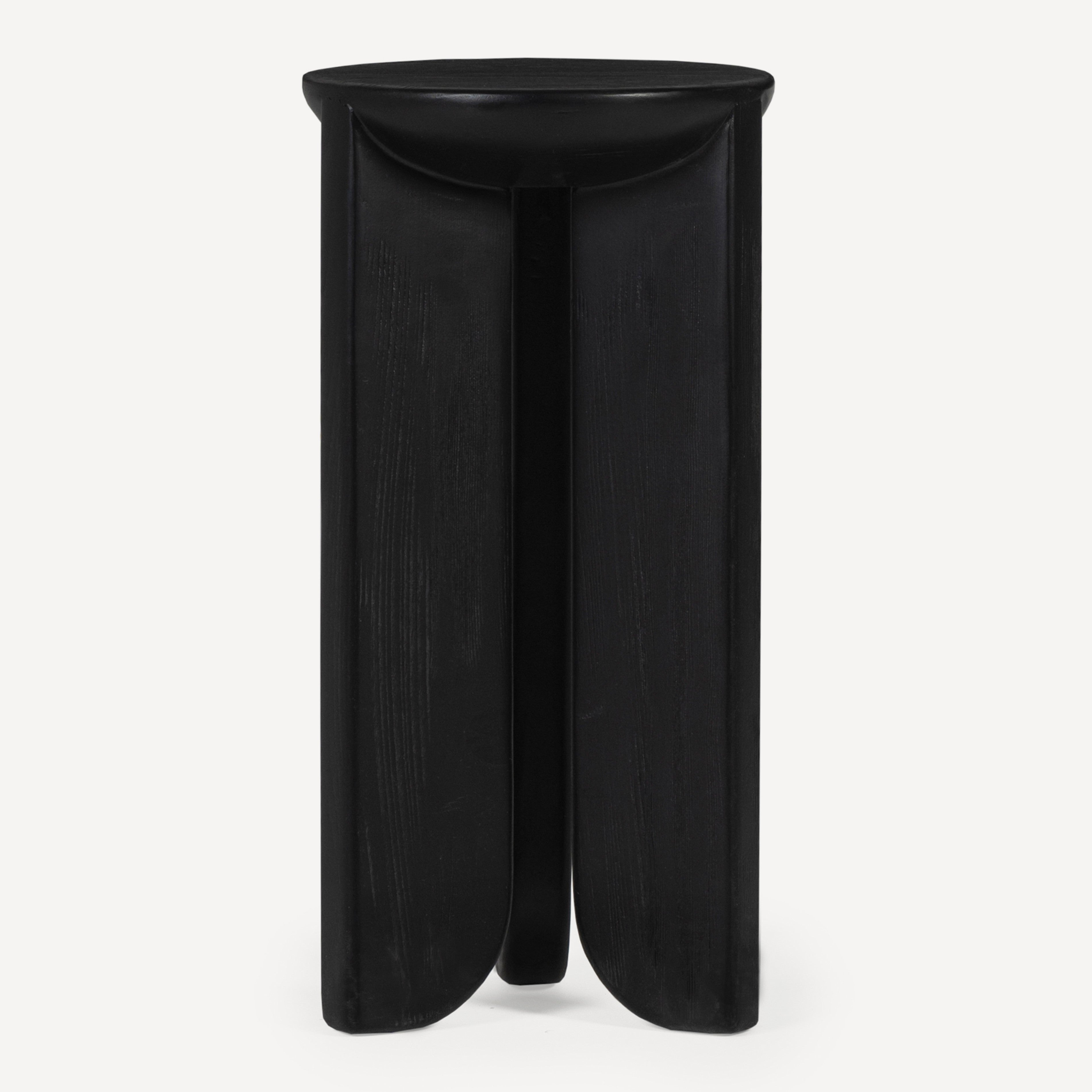 Hemi Solid White Oak Side Table