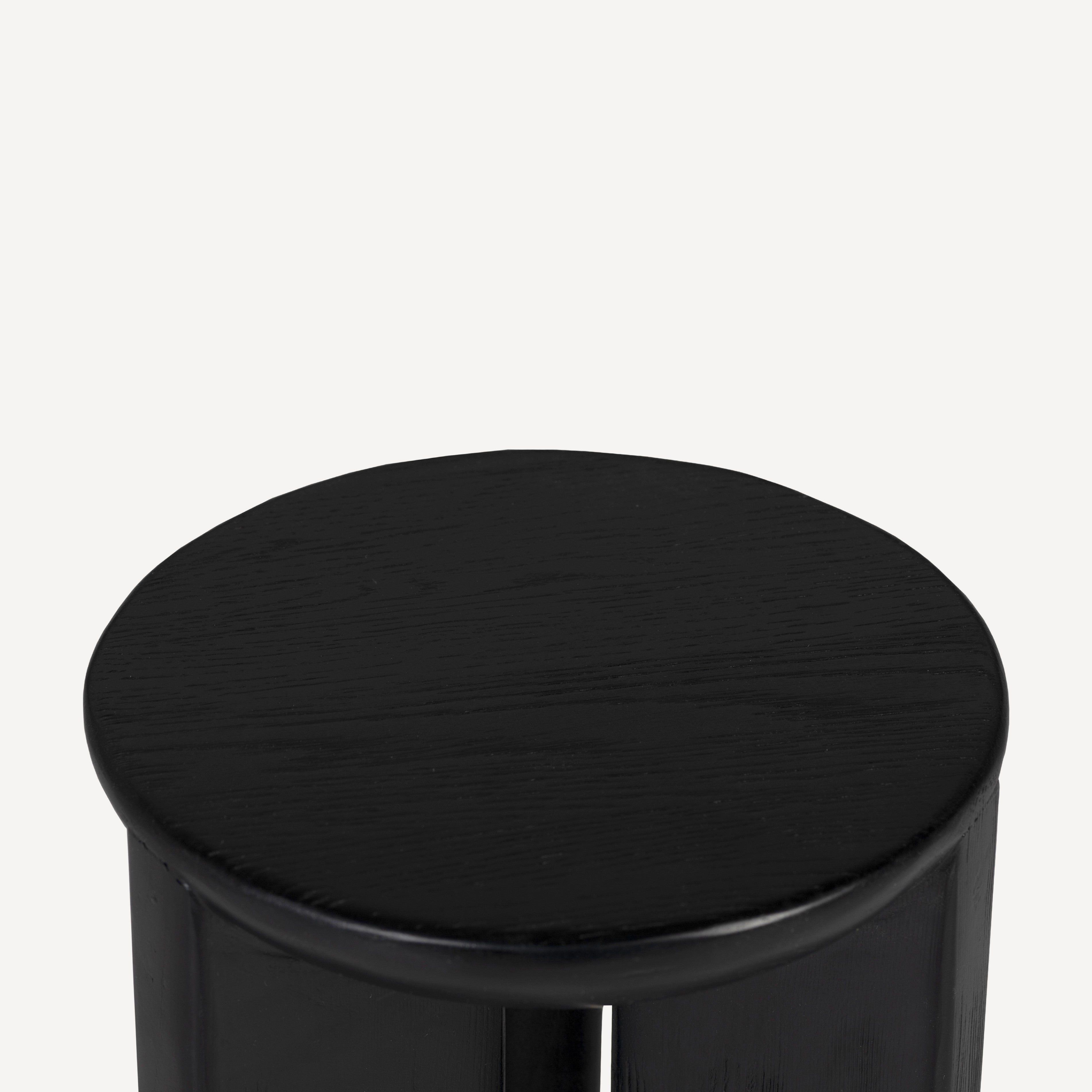 Hemi Solid White Oak Side Table