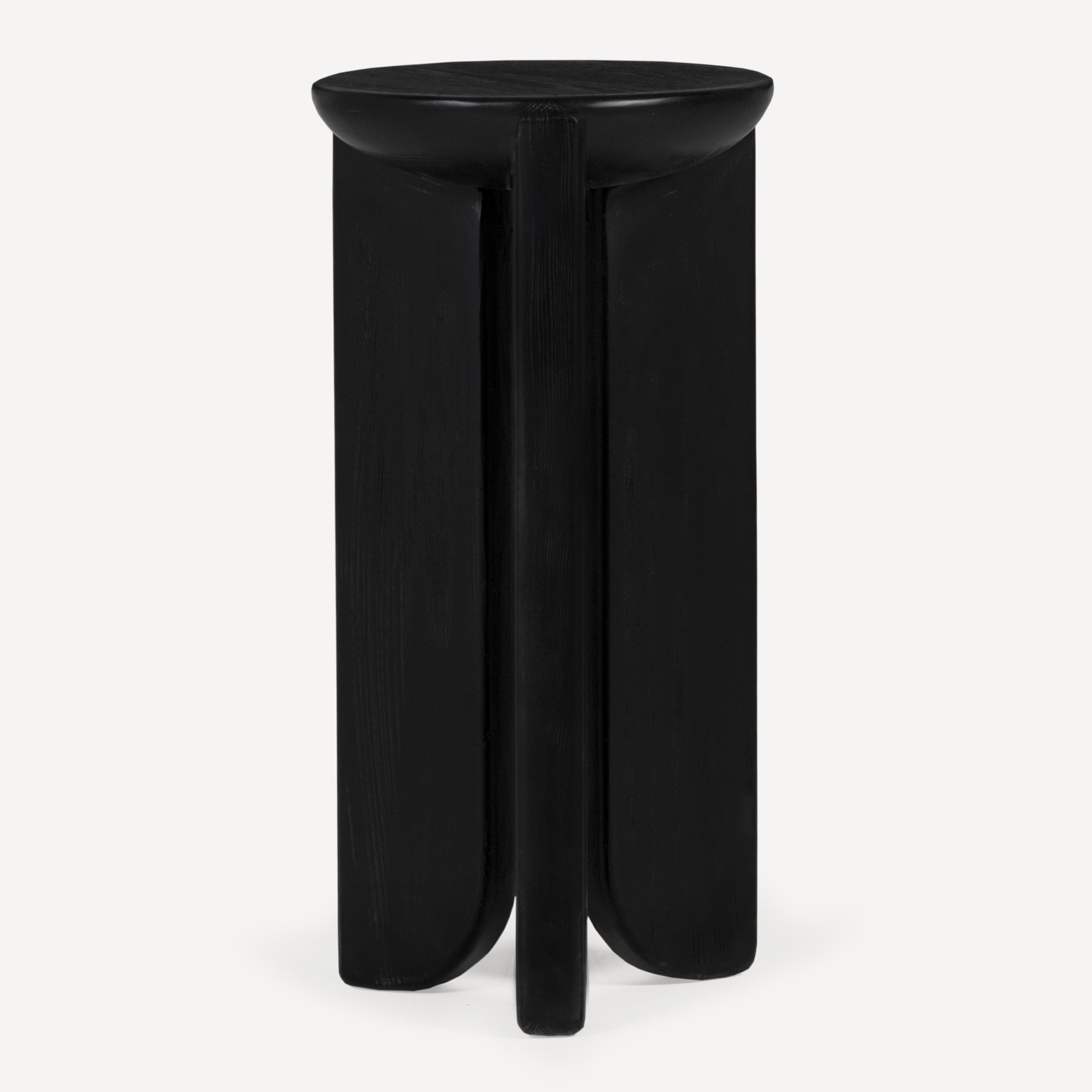 Hemi Solid White Oak Side Table