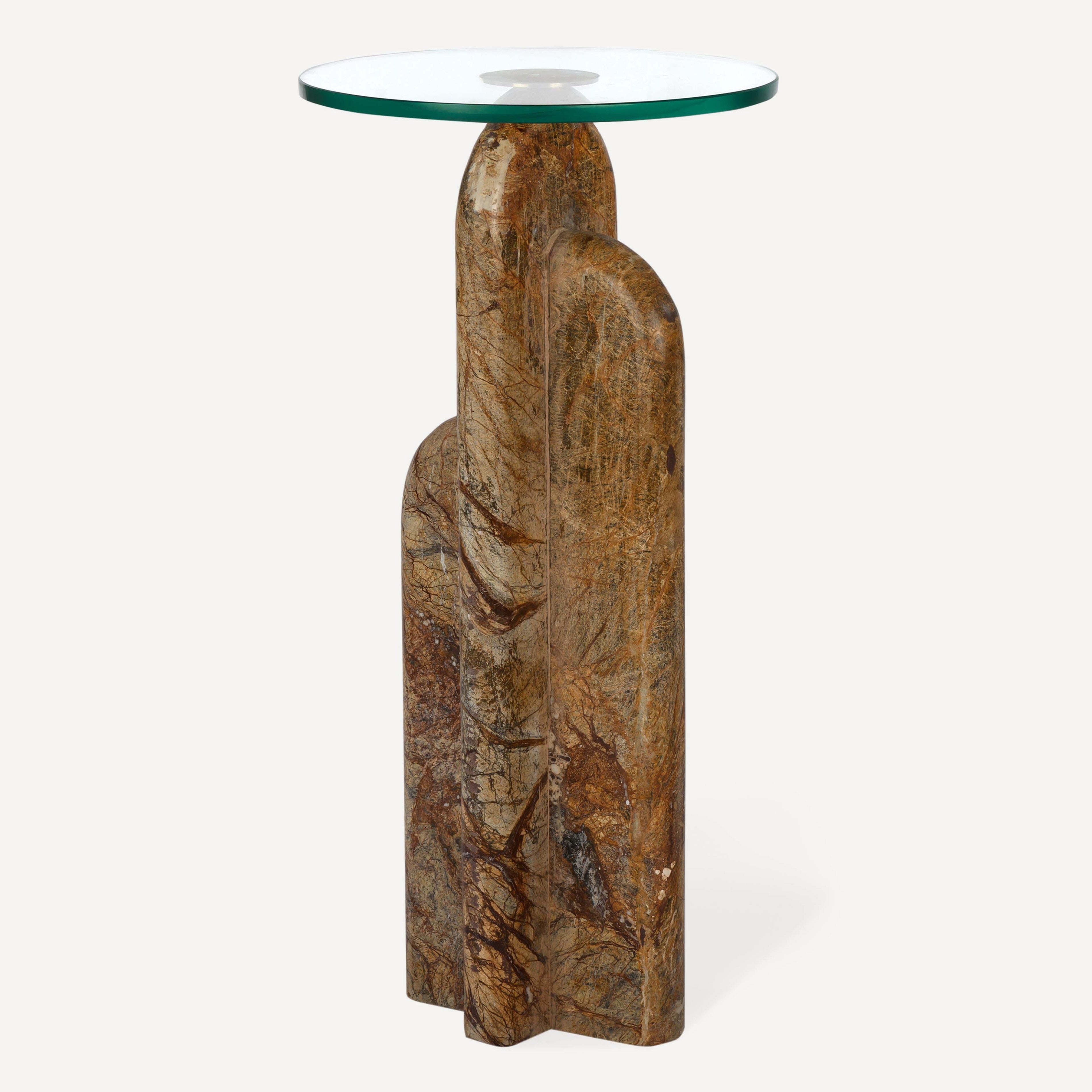 Archway Marble Drink Table