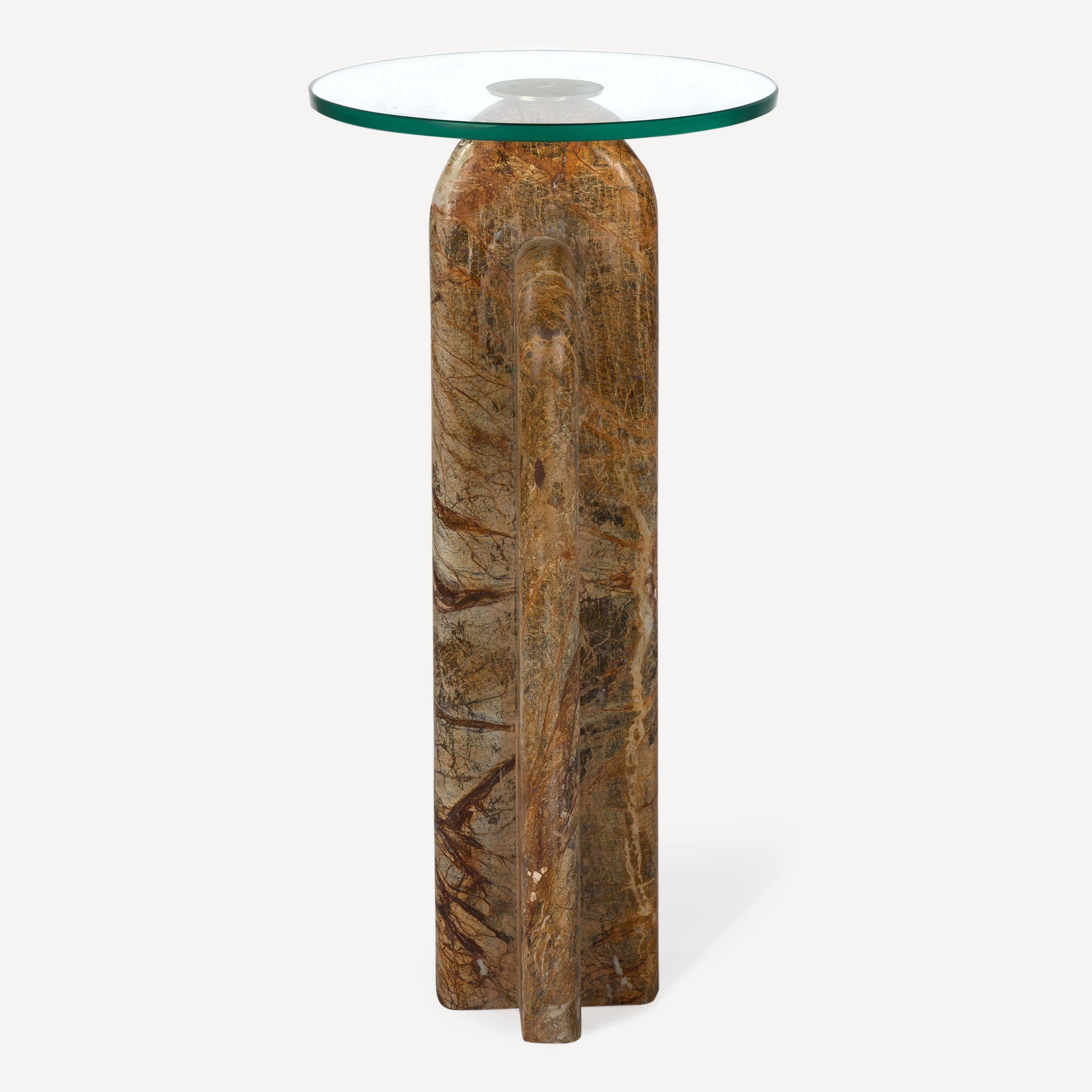 Archway Marble Drink Table