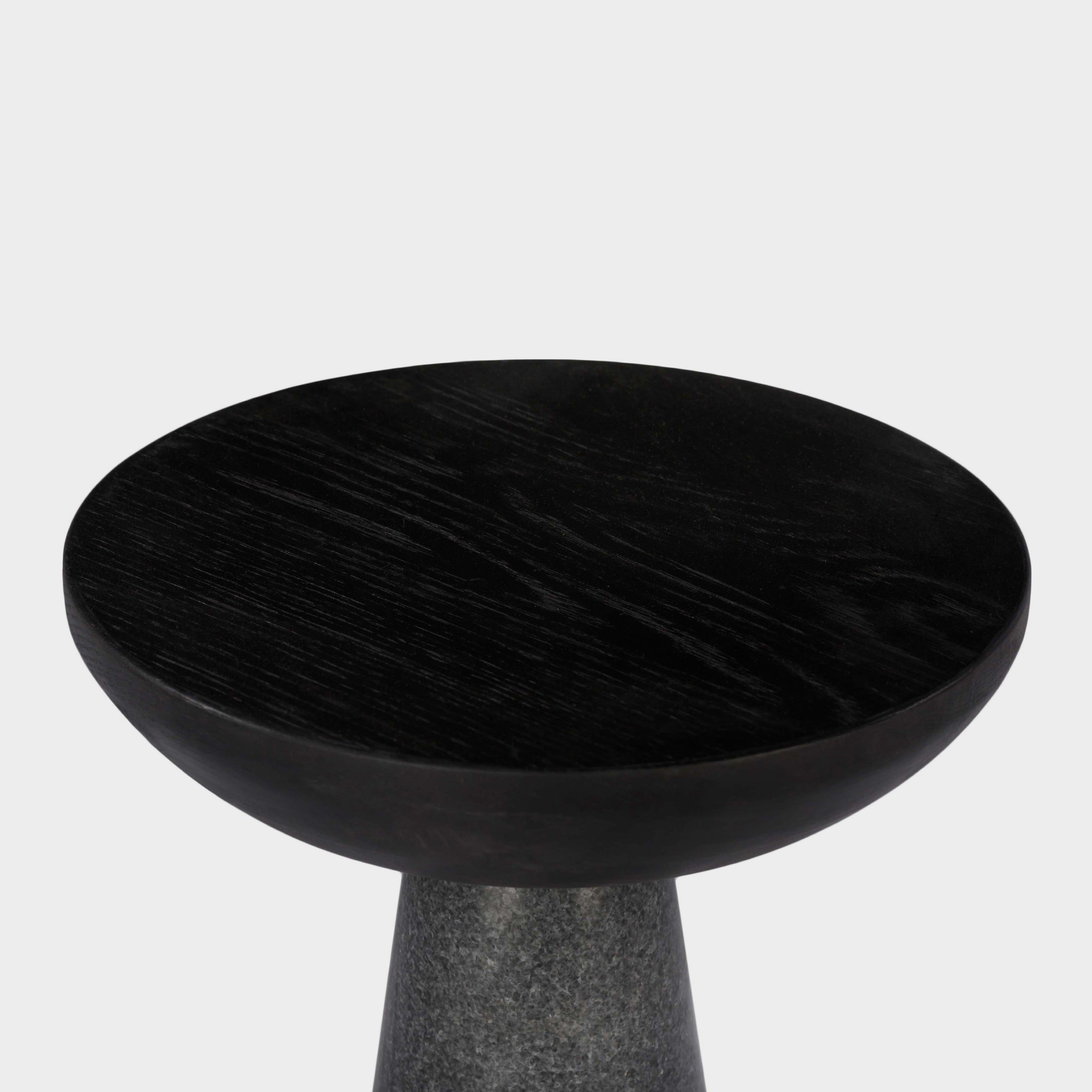 Twin Marble Drink Table