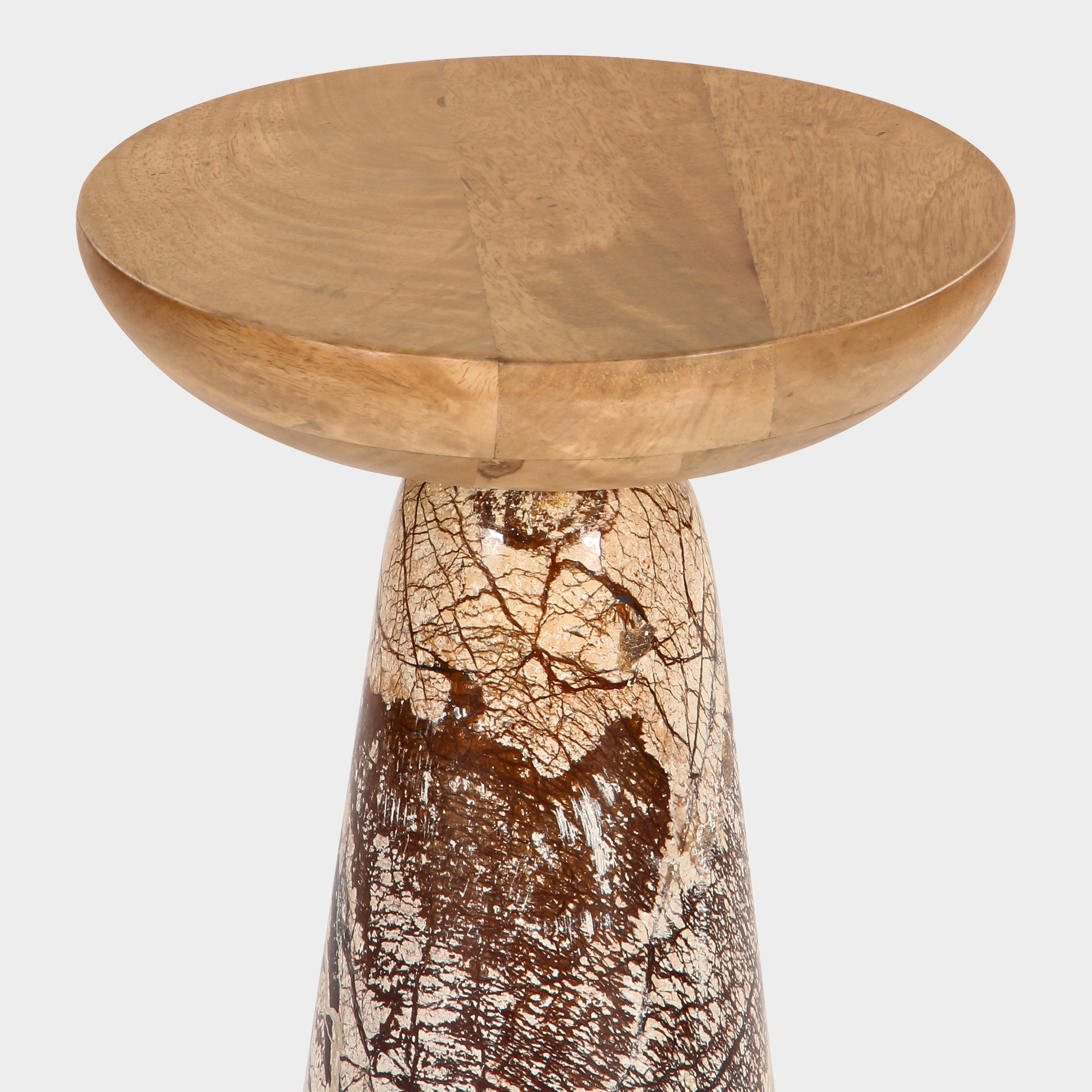 Twin Marble Drink Table