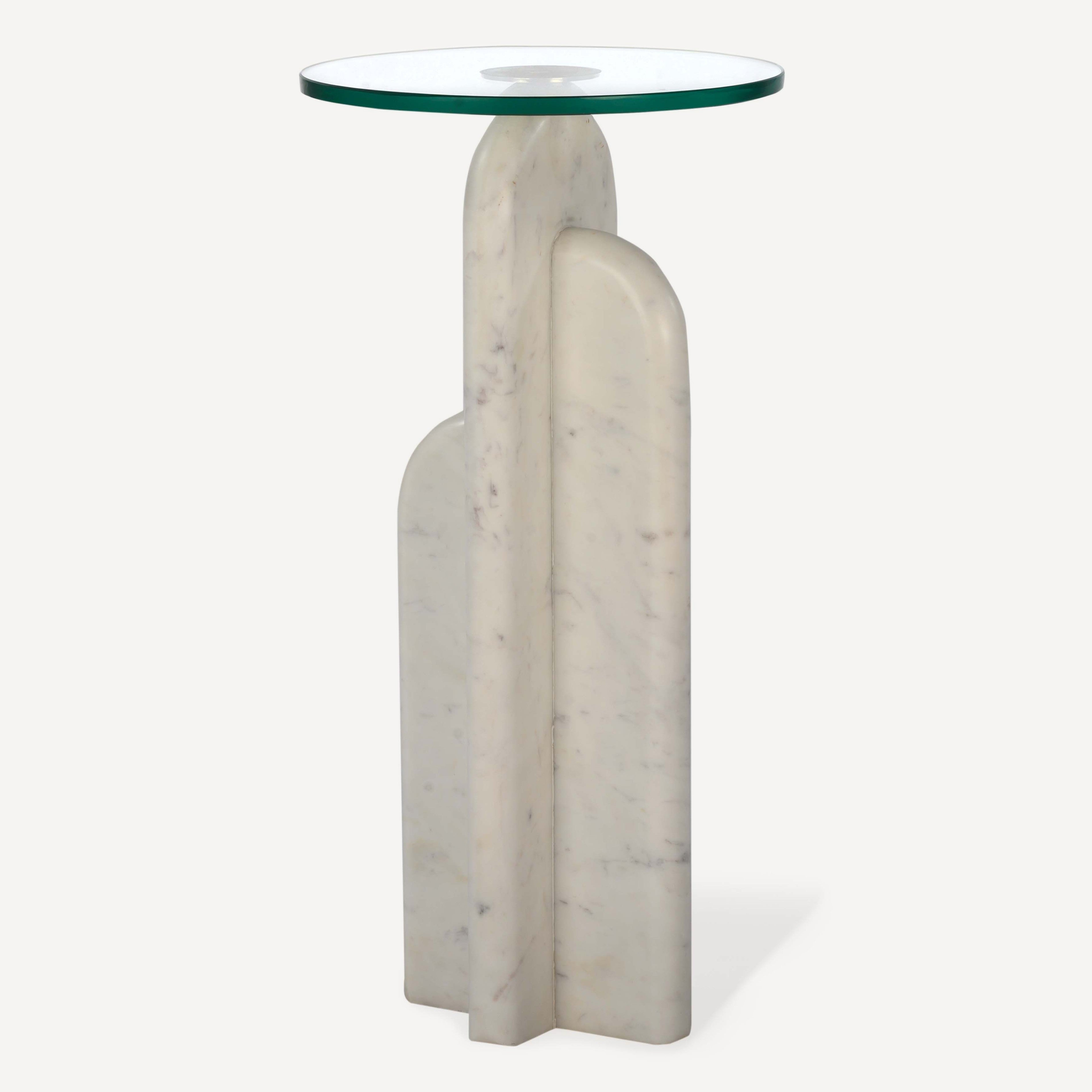 Archway Marble Drink Table