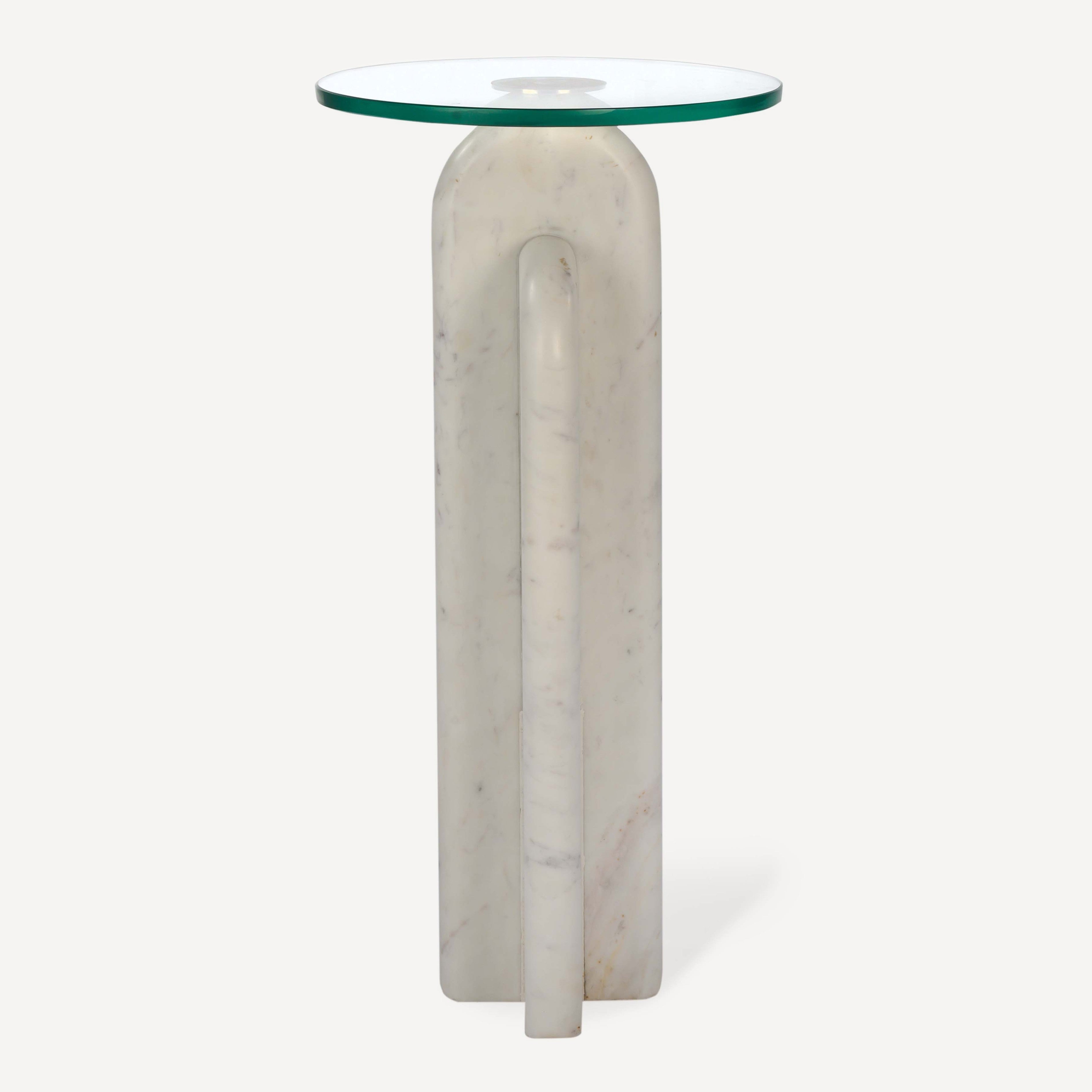 Archway Marble Drink Table