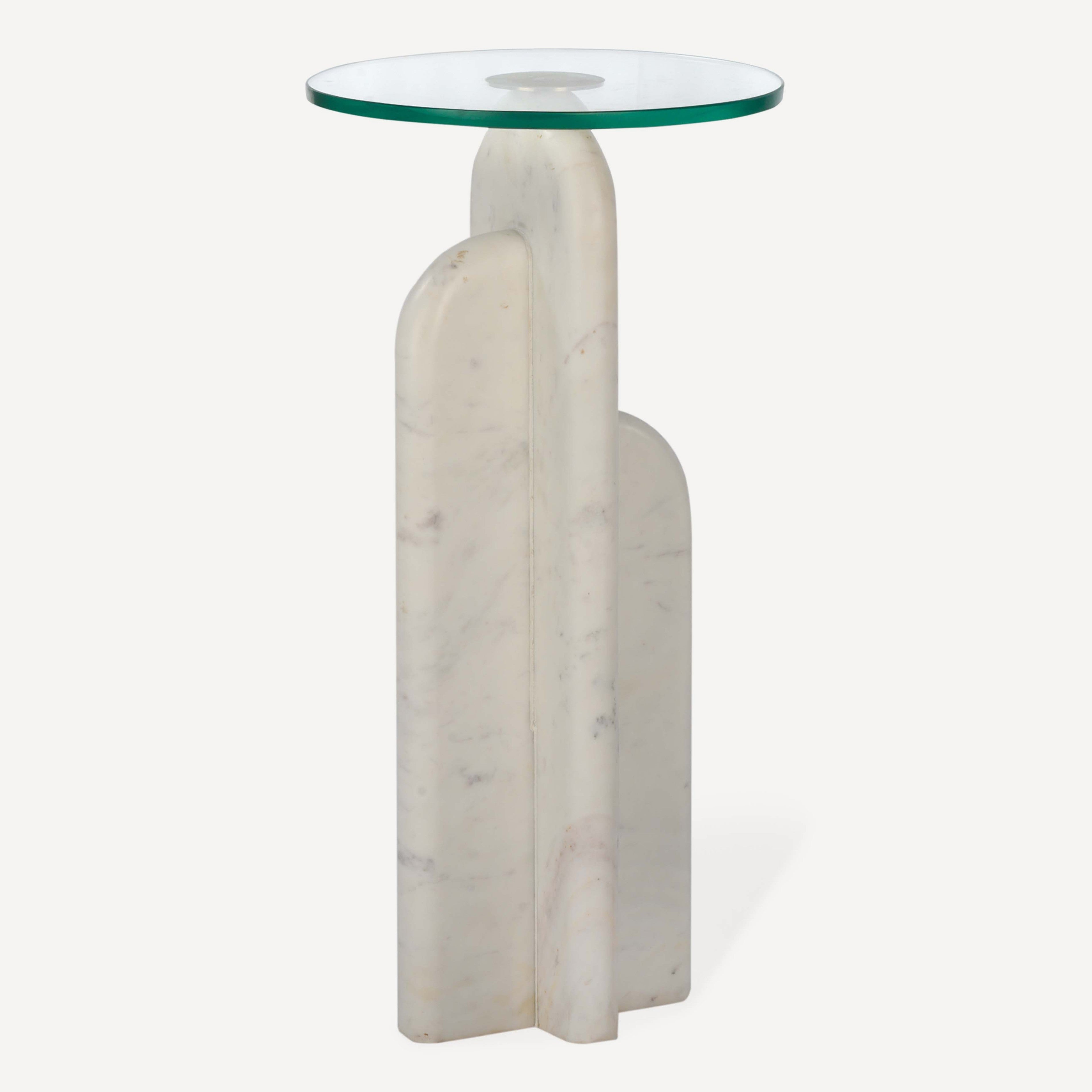Archway Marble Drink Table
