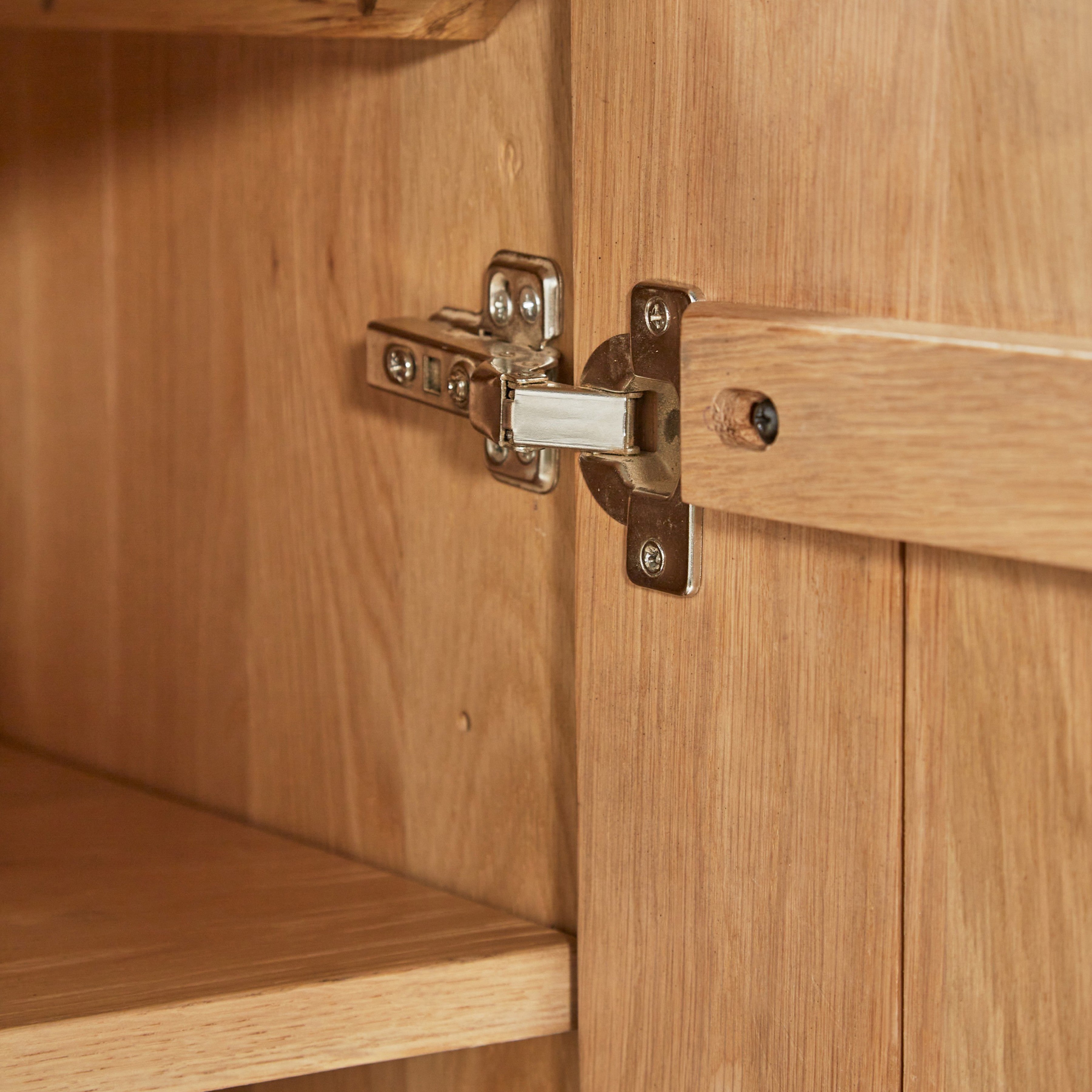 Roma Solid Oak Sideboard - Natural