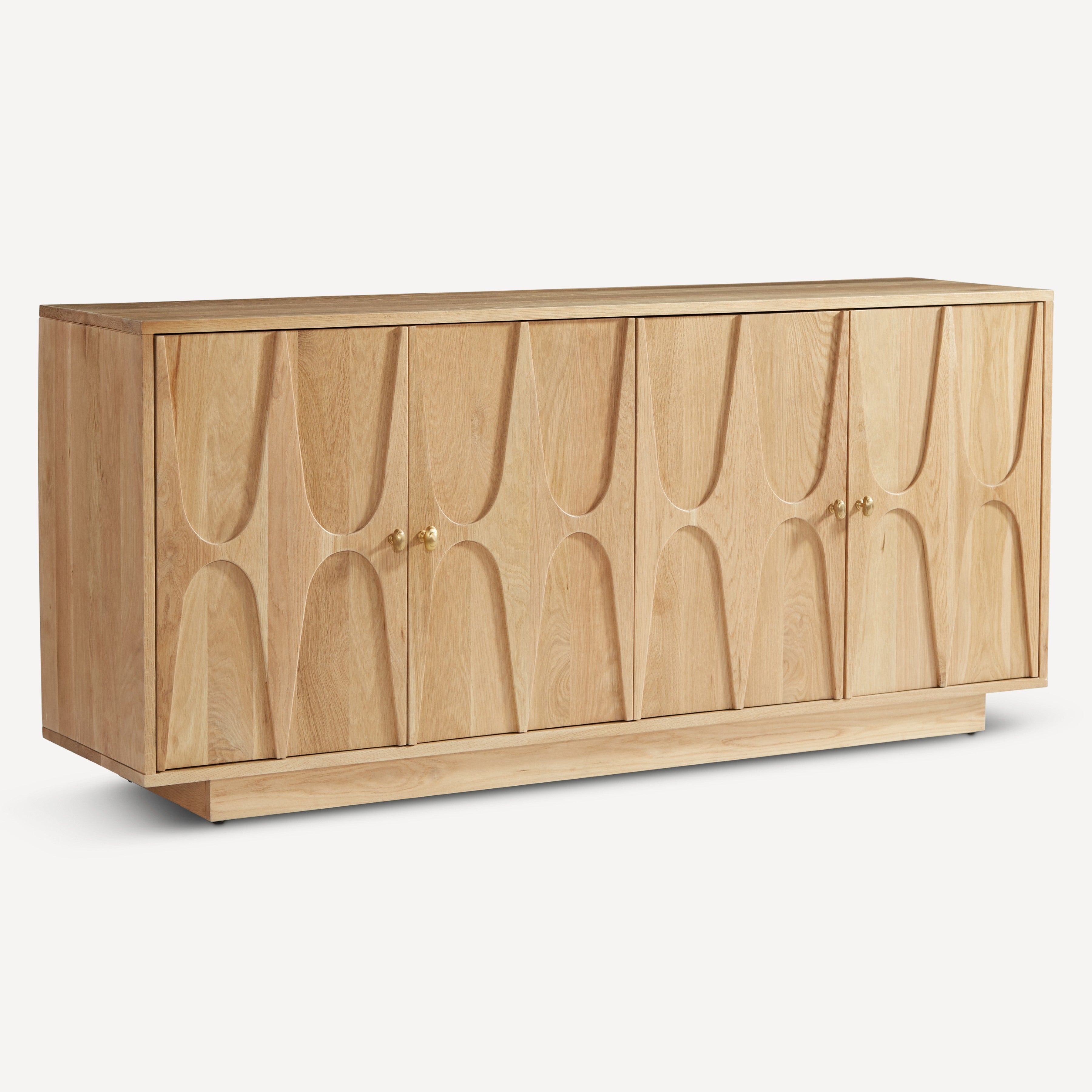 Roma Solid Oak Sideboard - Natural