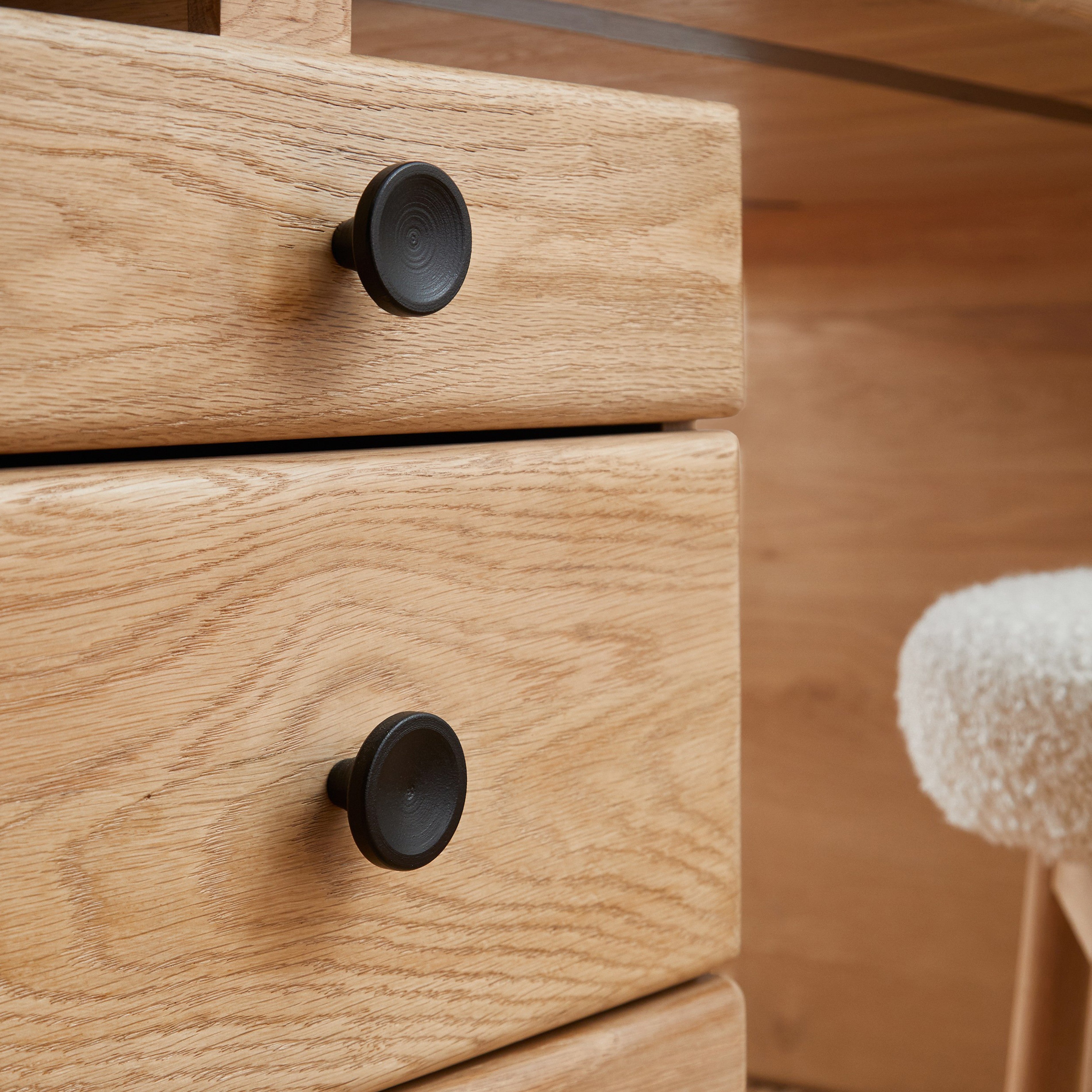 Current Solid White Oak Desk - Natural