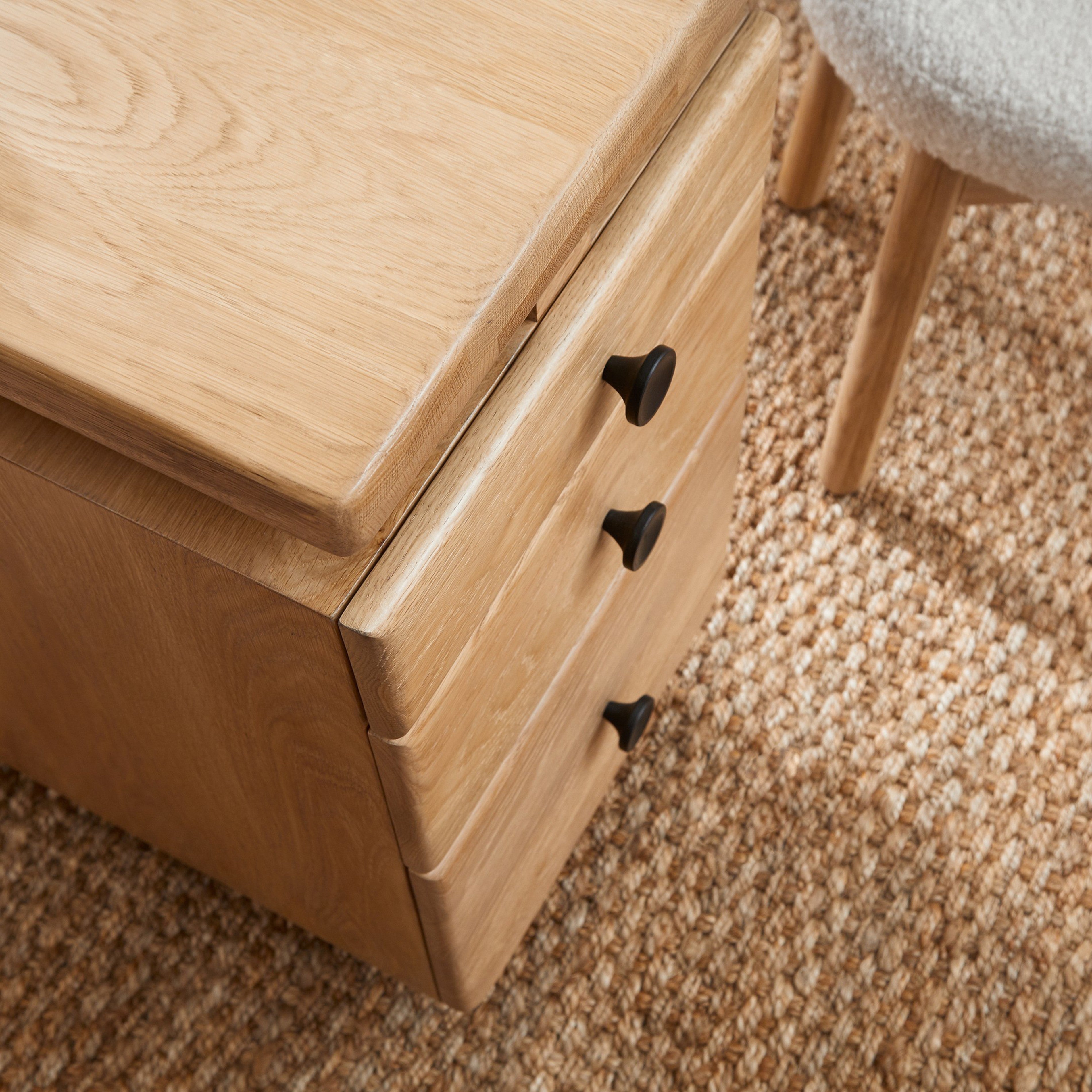 Current Solid White Oak Desk - Natural