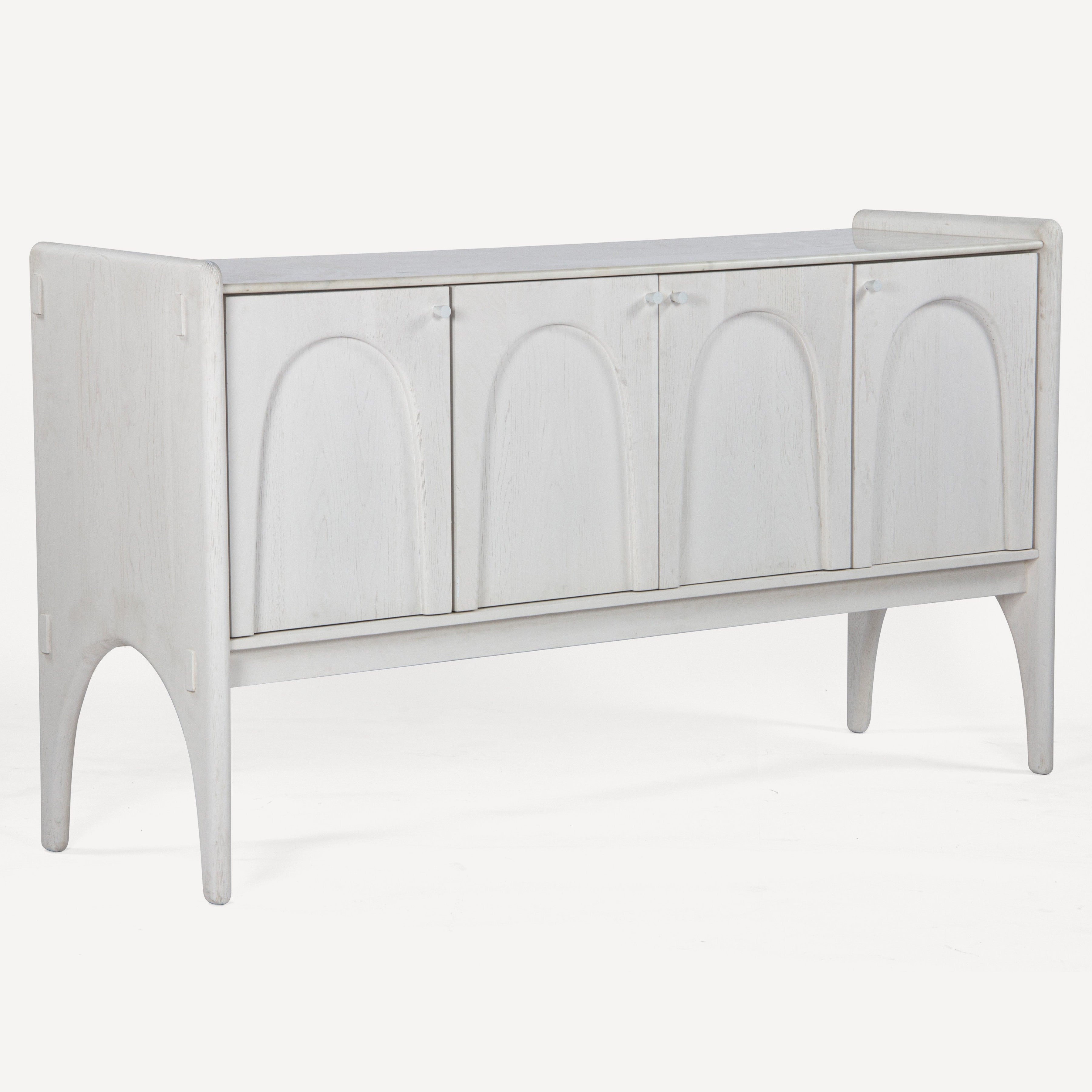 Luna Oak Marble Sideboard