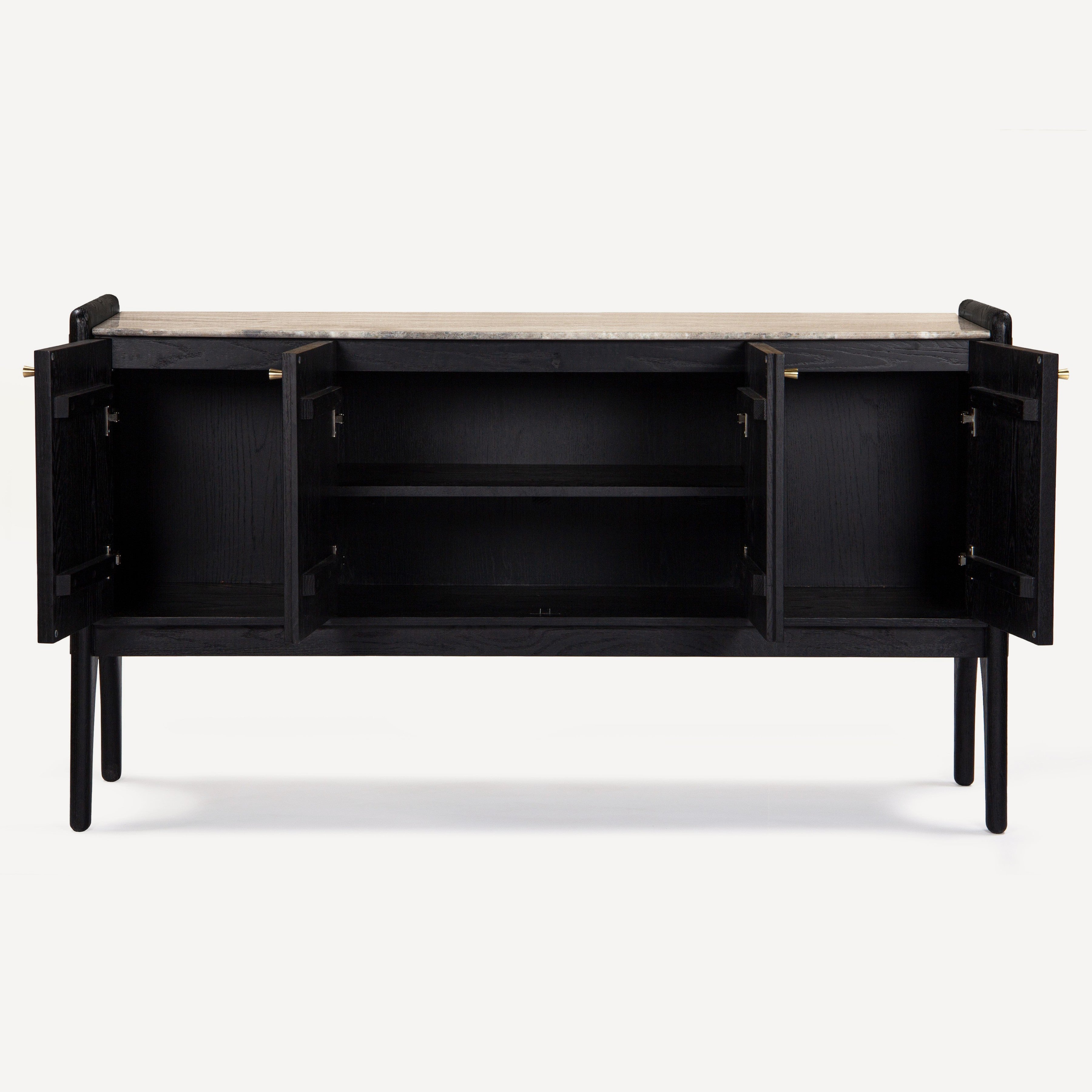 Luna Oak Marble Sideboard