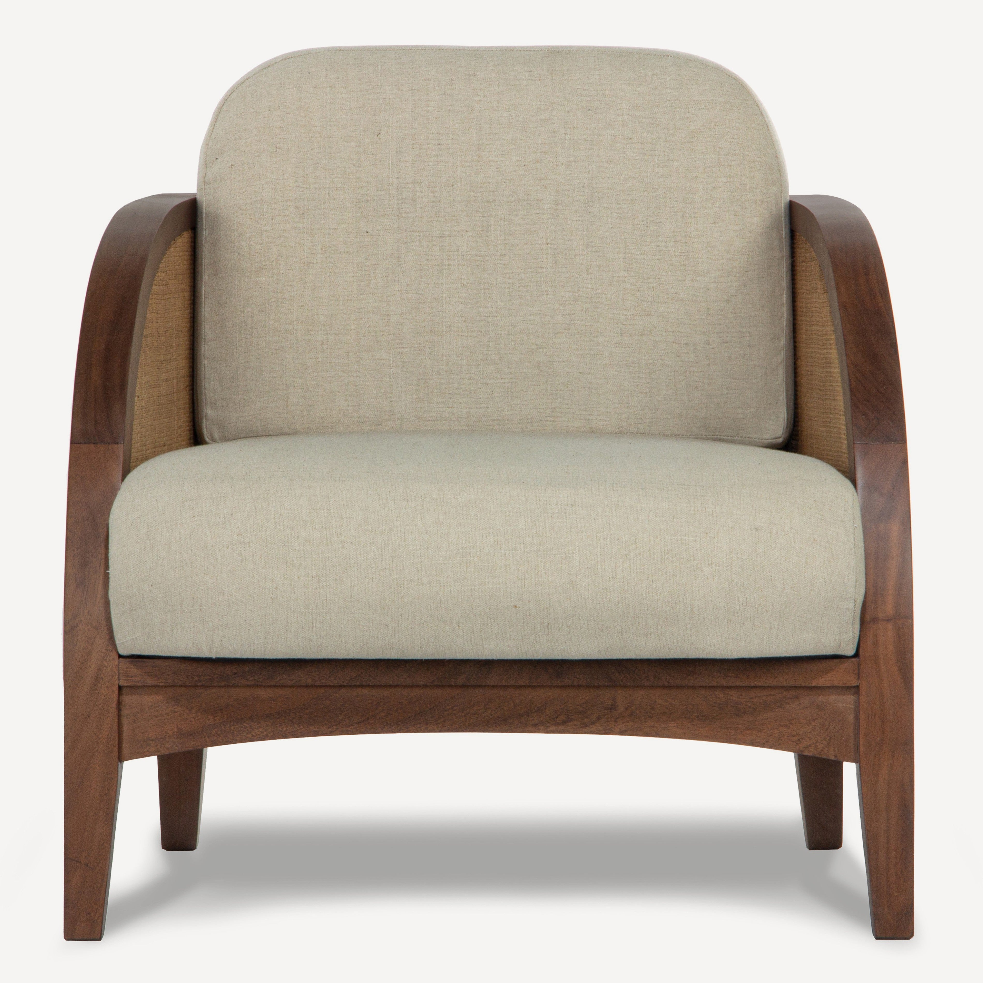 Francisco Cane Solid Wood Lounge