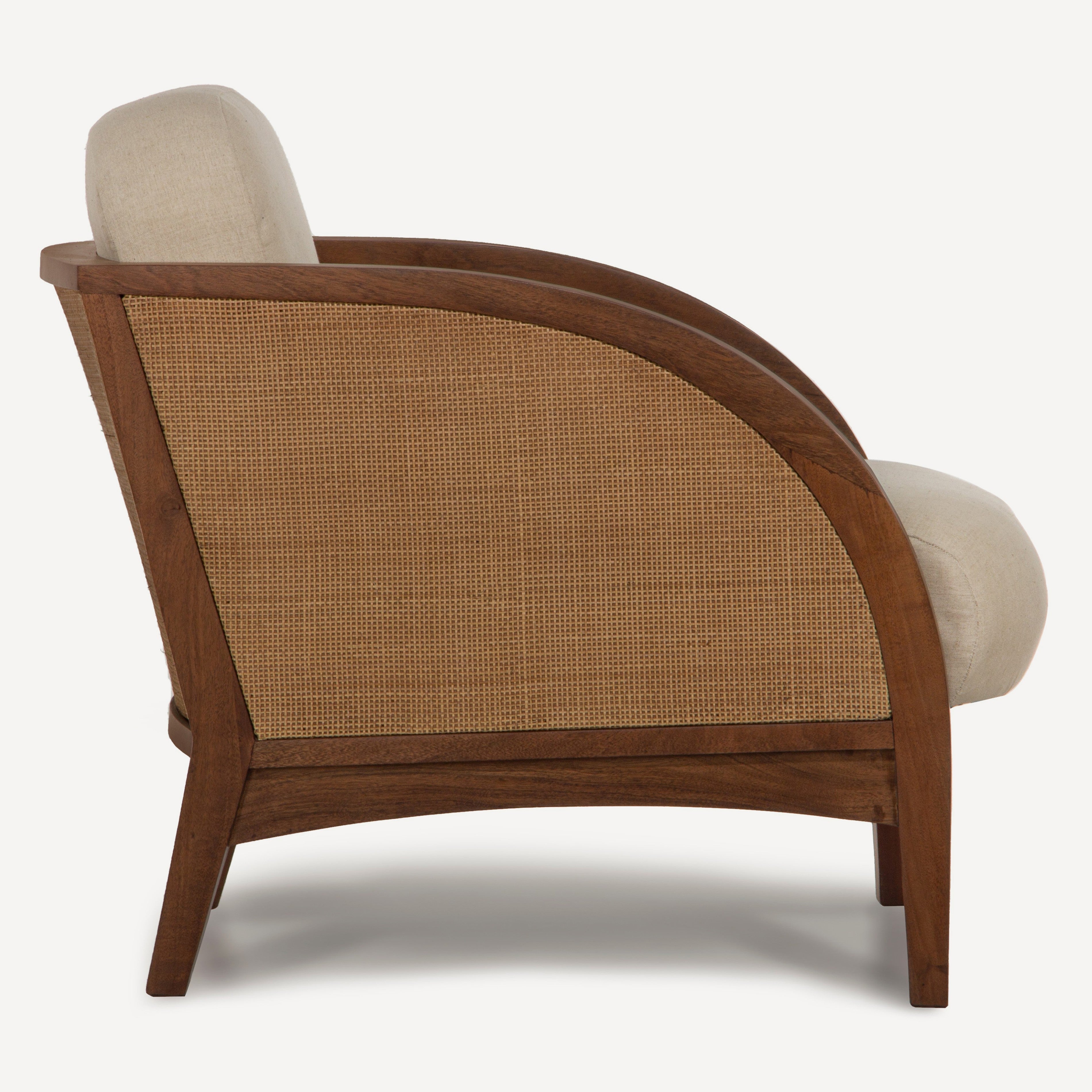 Francisco Cane Solid Wood Lounge