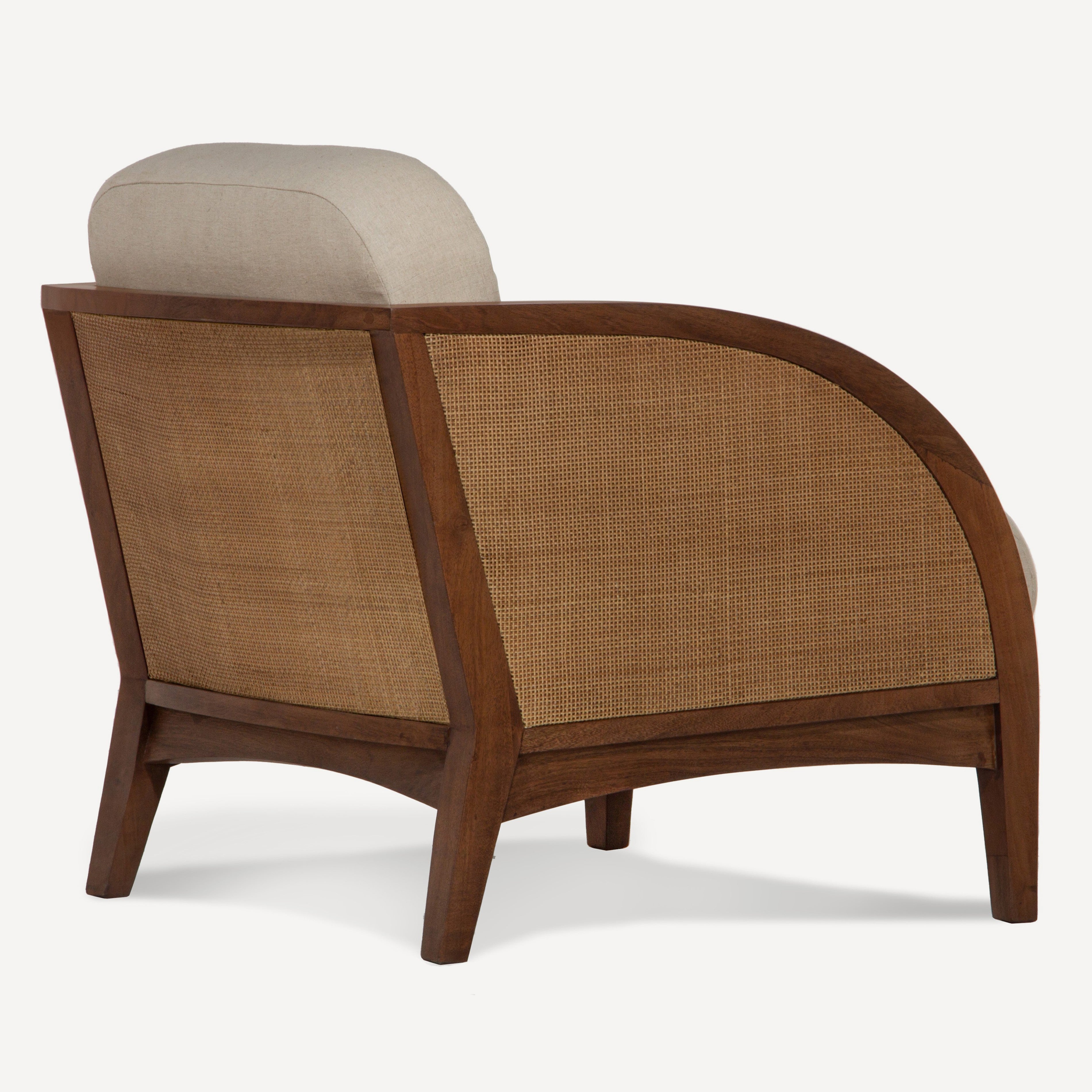 Francisco Cane Solid Wood Lounge