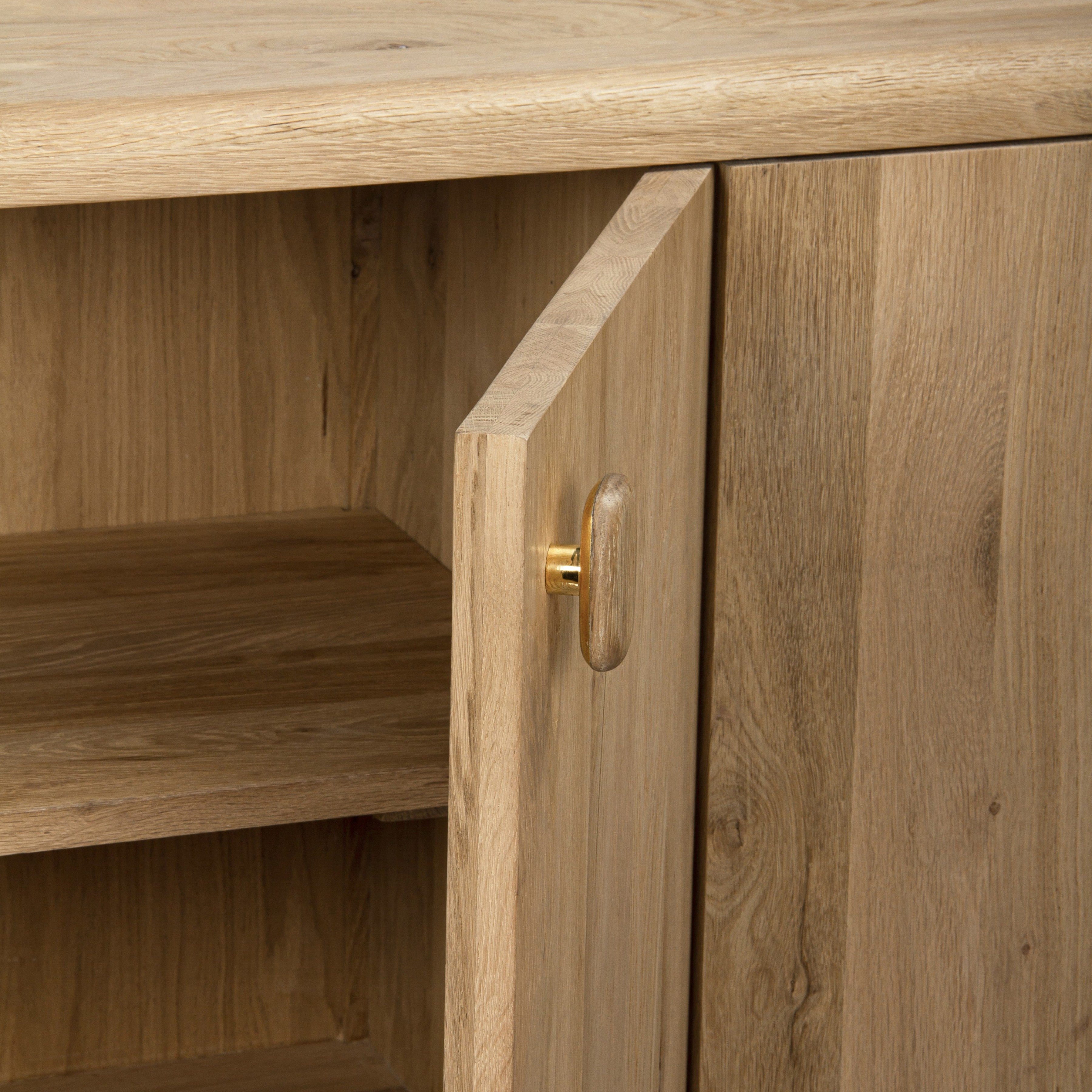 Laurel Solid Oak Sideboard