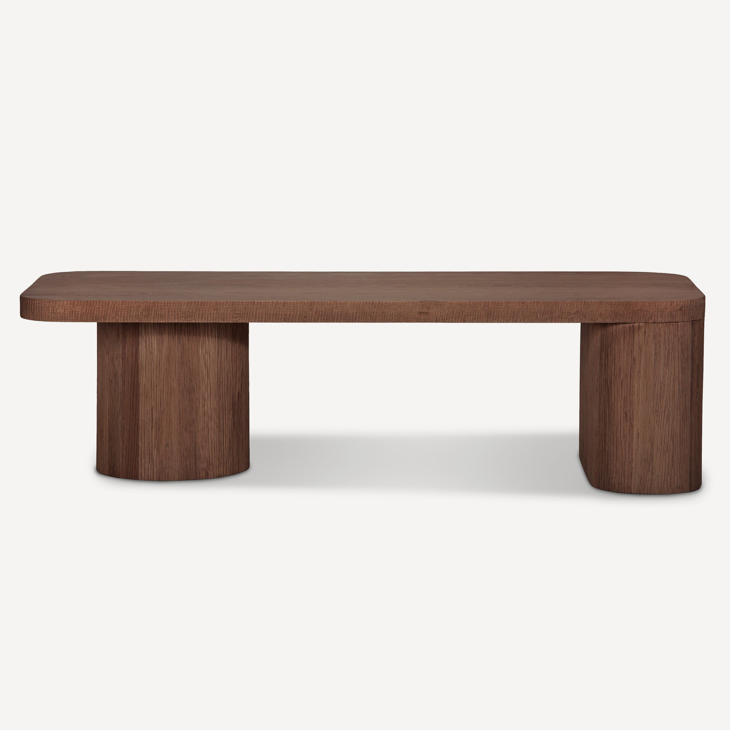 Mono Solid Oak Coffee Table - Brown