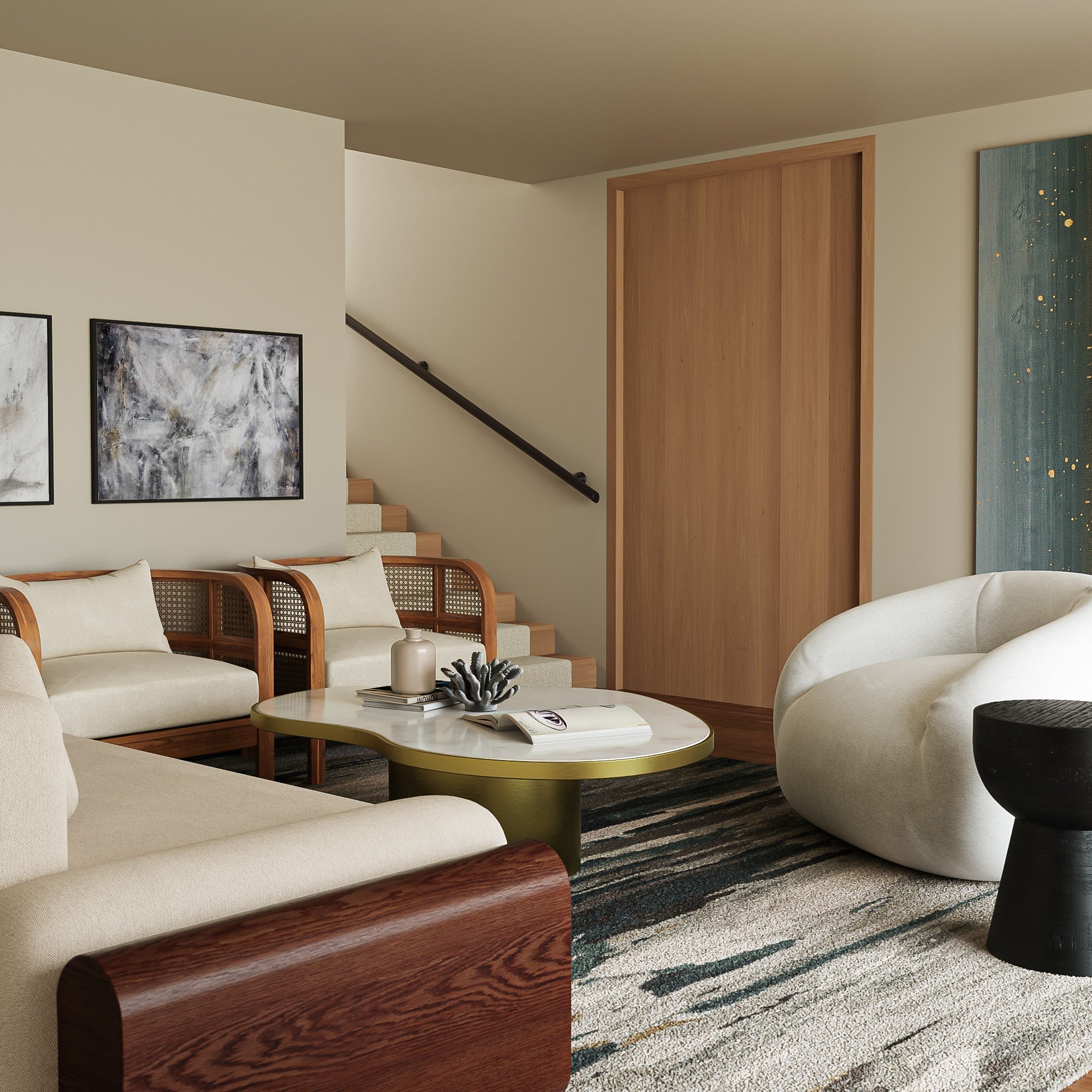 Cubby Upholstered Chair