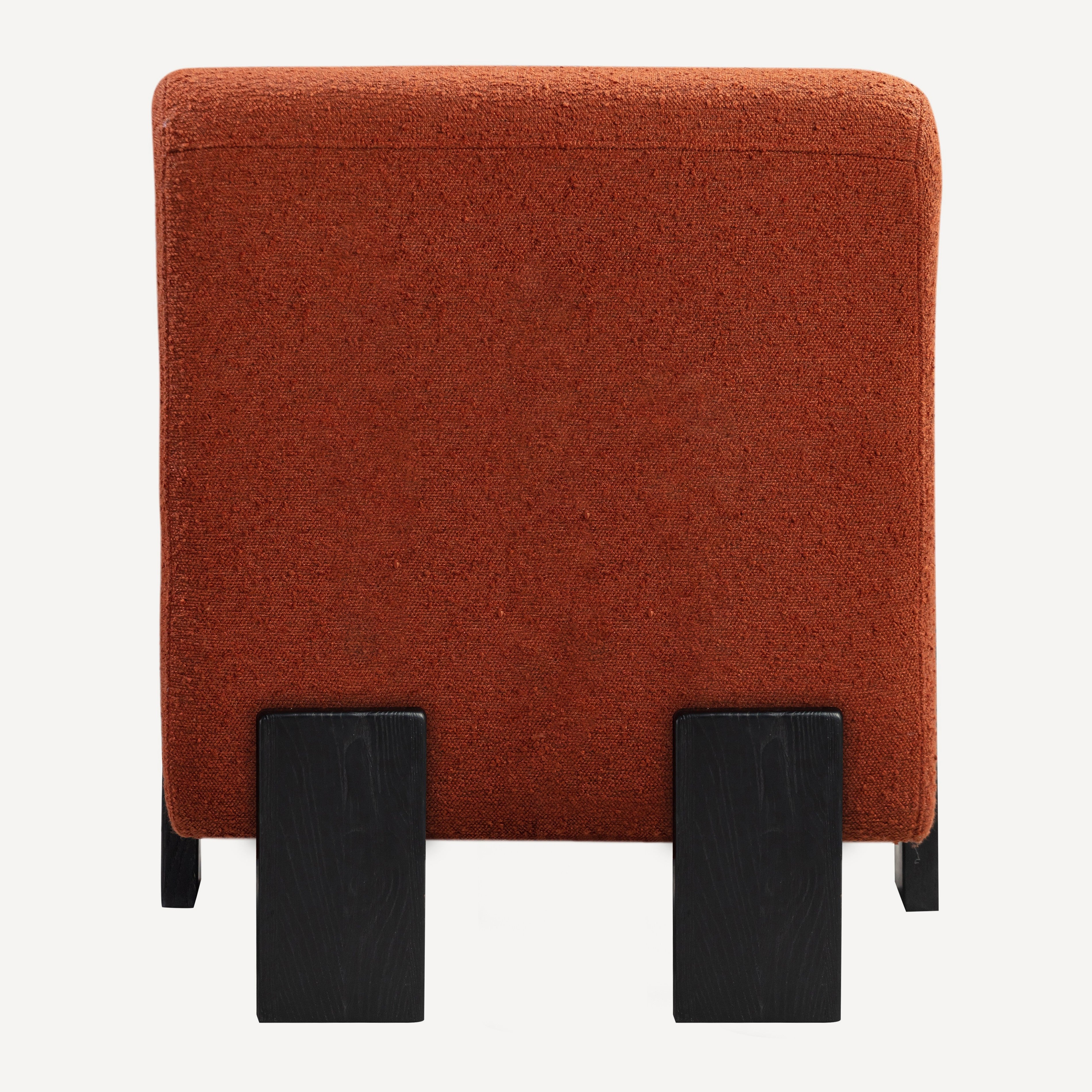 Hudson Upholstered Solid Oak Accent Chair