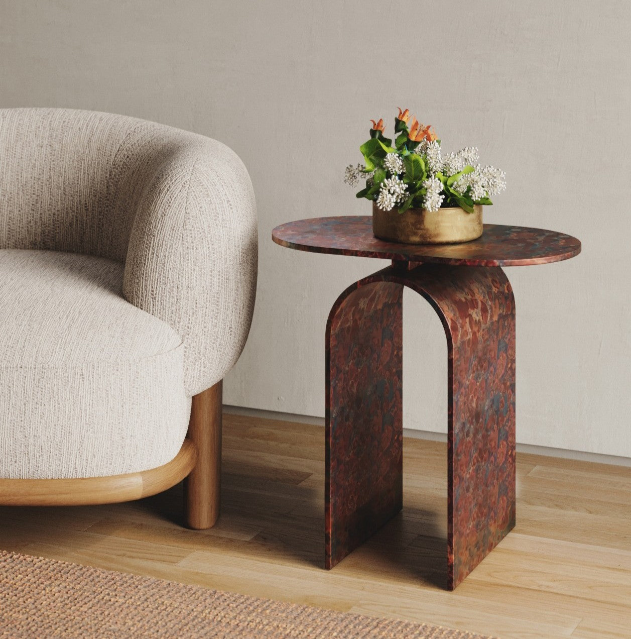 Vault Patina Side Table