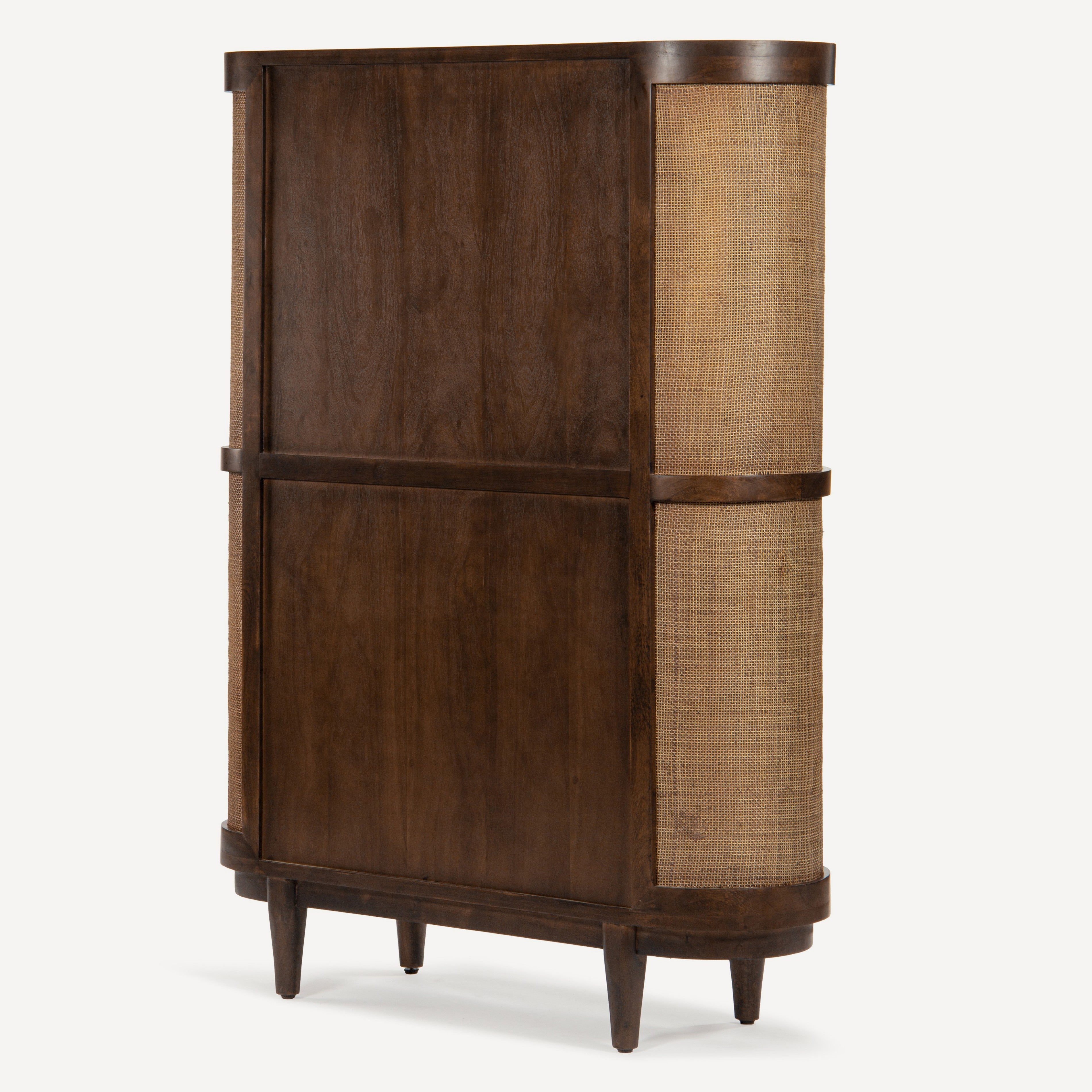Canggu Cane Solid Wood Cabinet