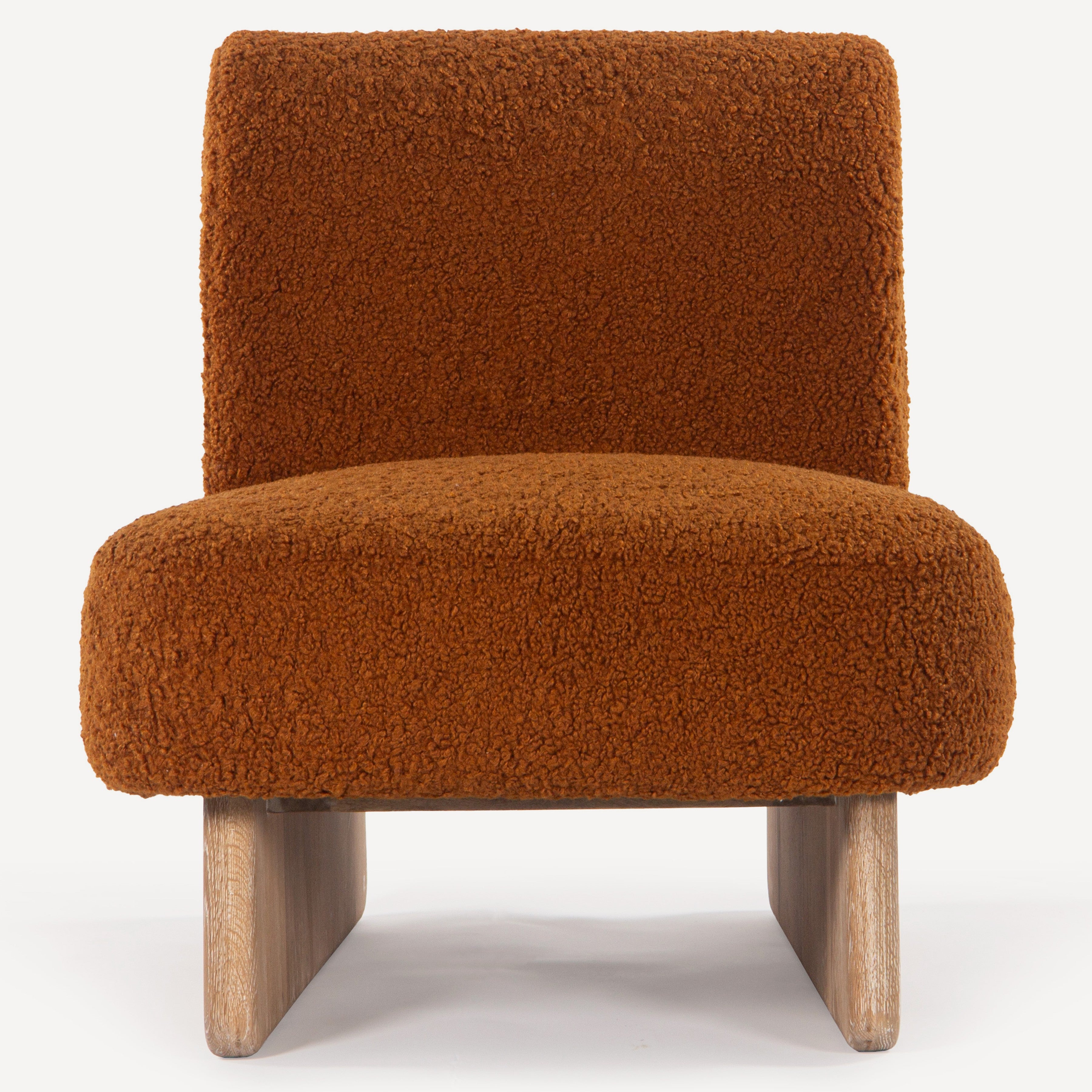 Pronto Upholstered Oak Accent Chair